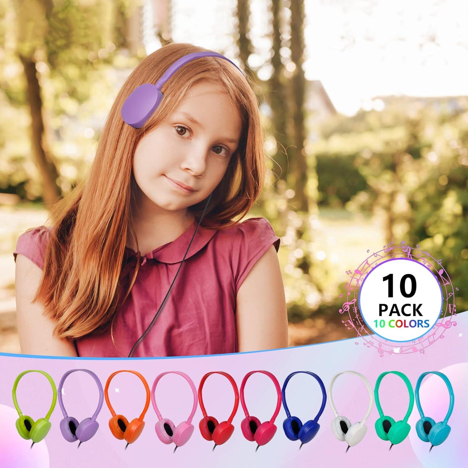 Auriculares OSSZIT para Niños y Estudiantes - Paquete de 10