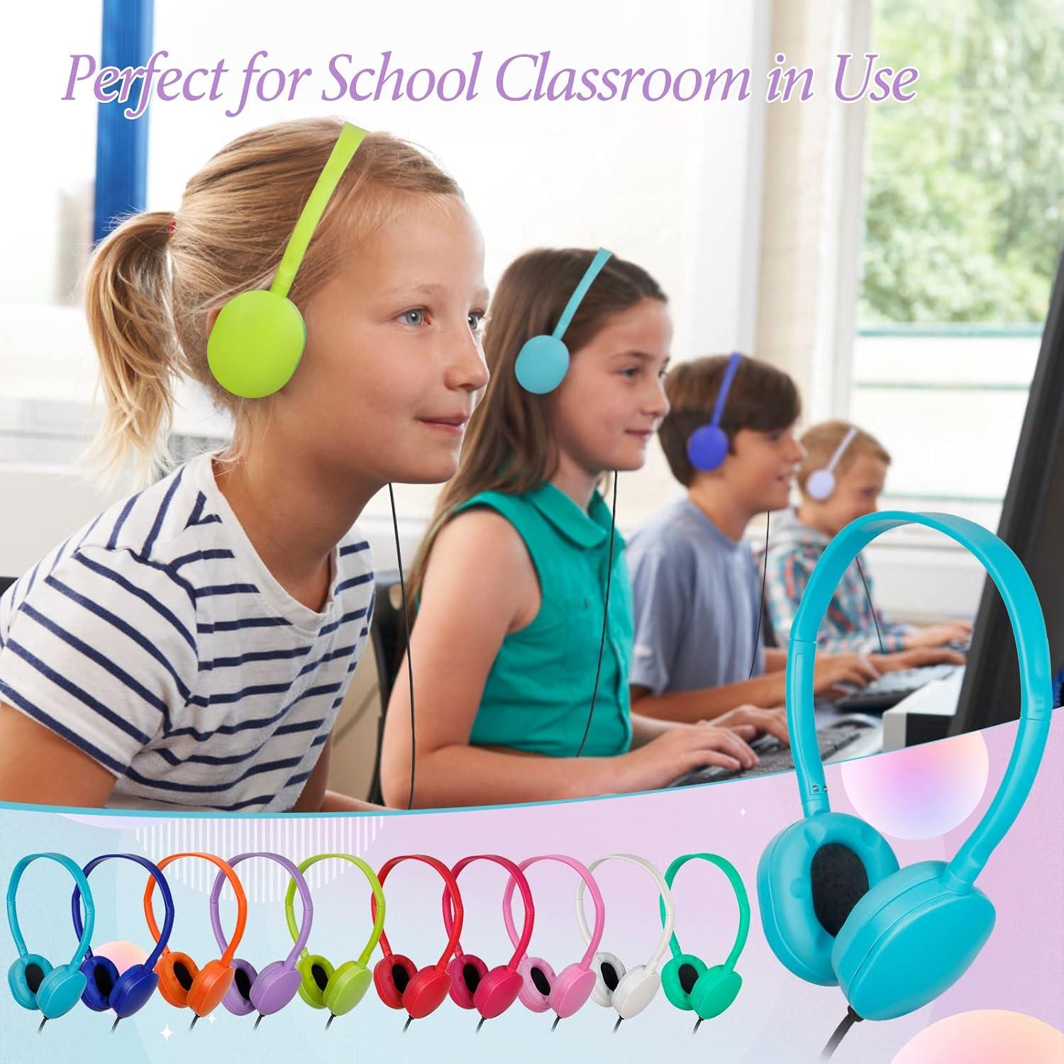 Auriculares OSSZIT para Niños y Estudiantes - Paquete de 10