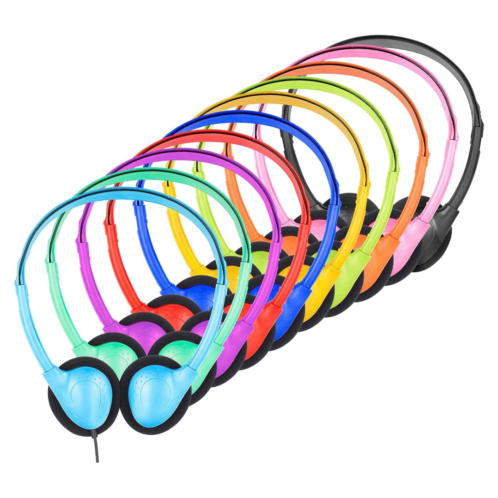 Paquete de 10 Auriculares para Niños ZNXZXP con Conector 3.5mm