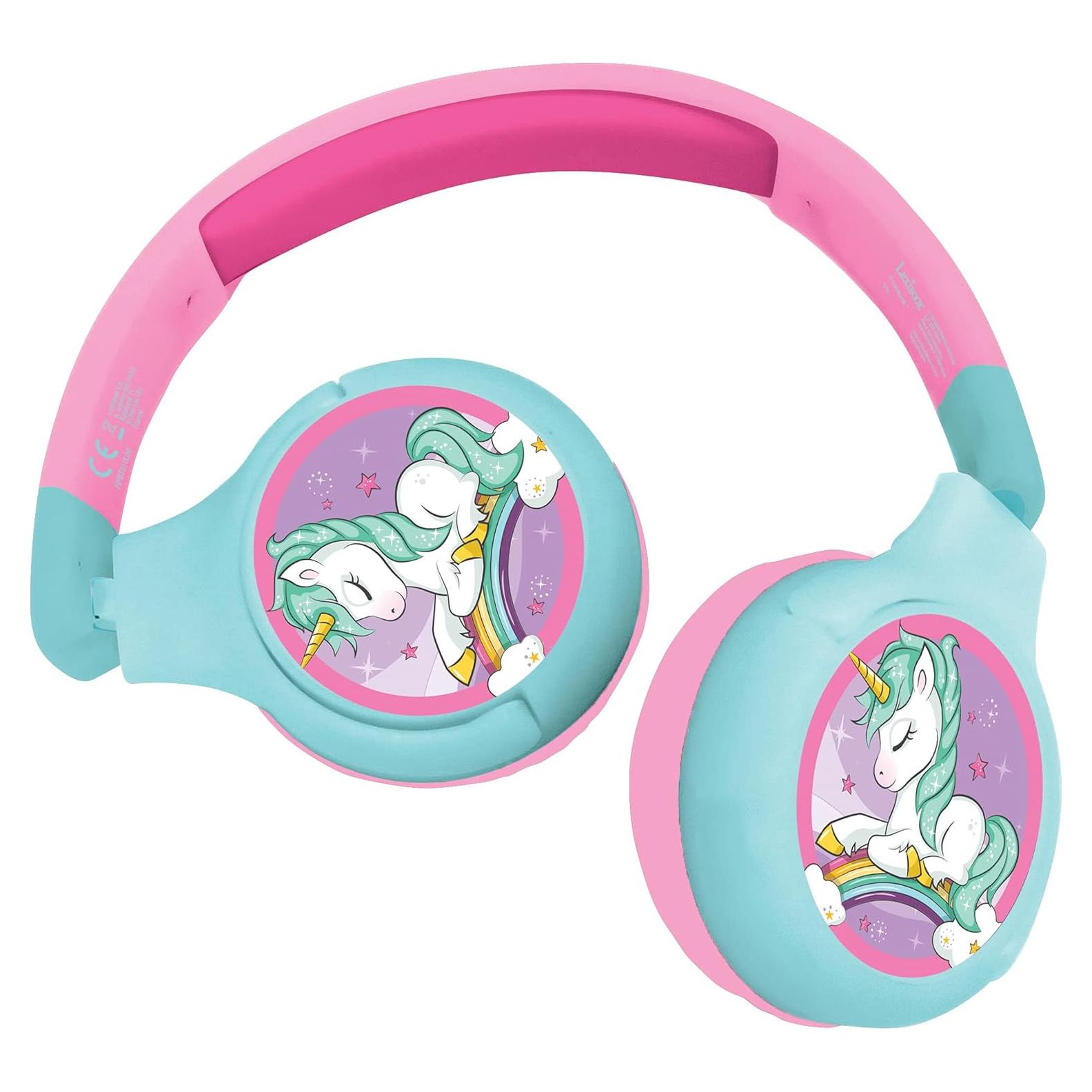 Auriculares Bluetooth Lexibook Unicorn 2-en-1 para Niños