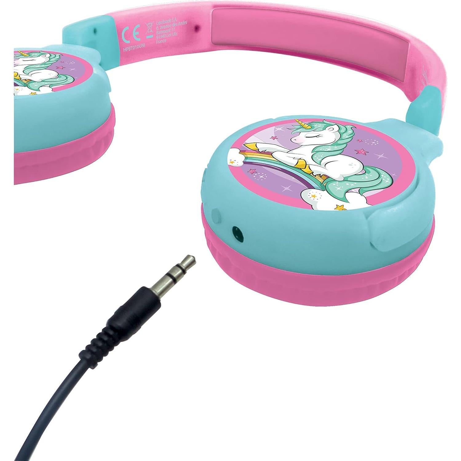 Auriculares Bluetooth Lexibook Unicorn 2-en-1 para Niños