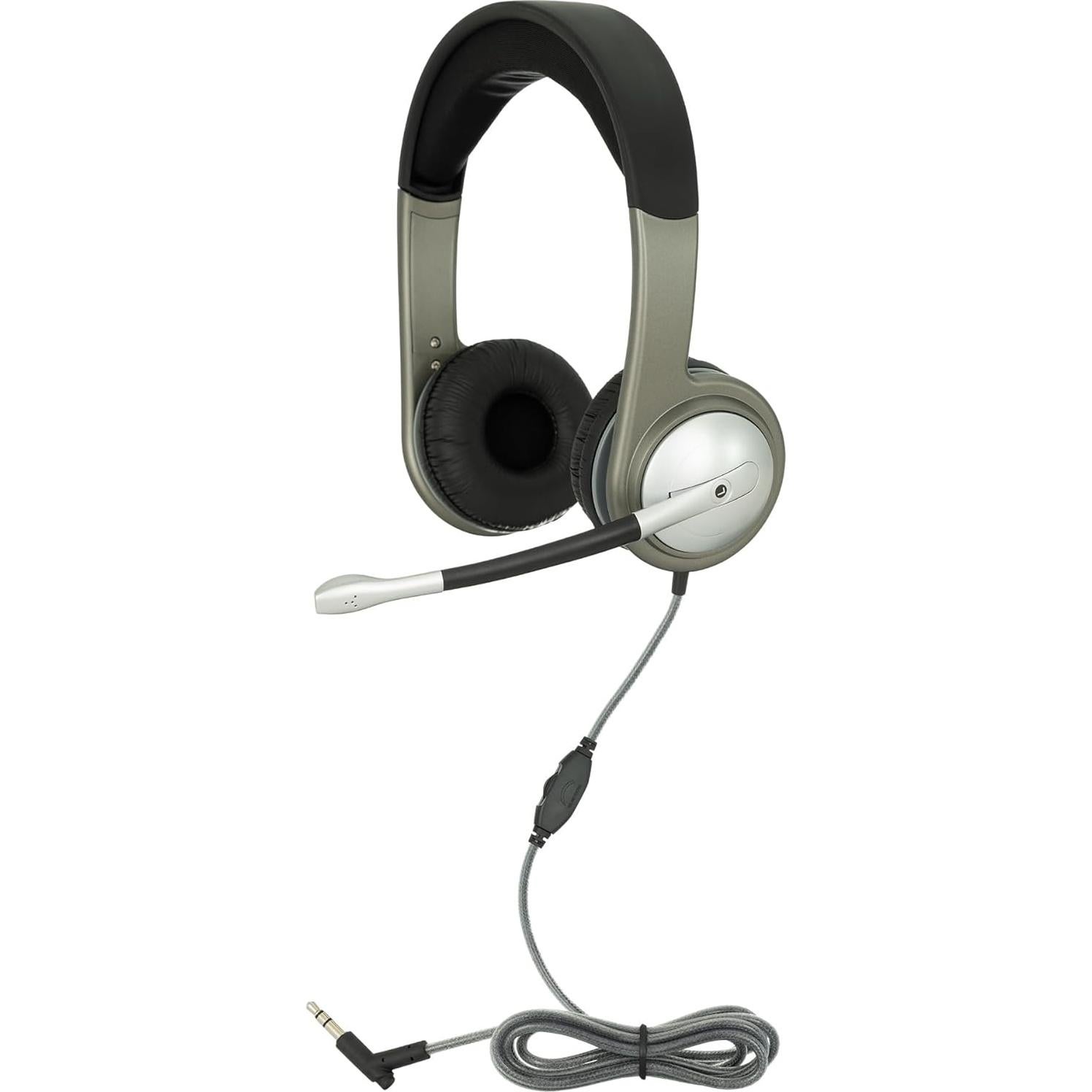 Auriculares Deluxe Egghead con Micrófono Flexible - Paquete de 10
