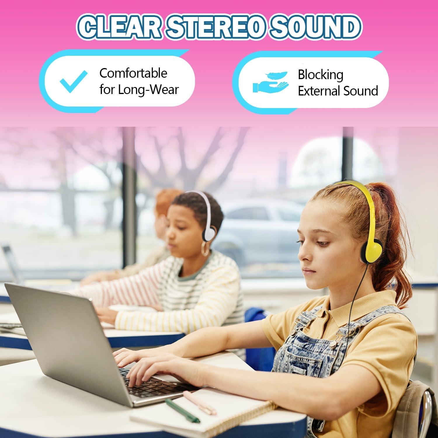 Auriculares Yoley FM857 para Niños y Adultos - Paquete de 18