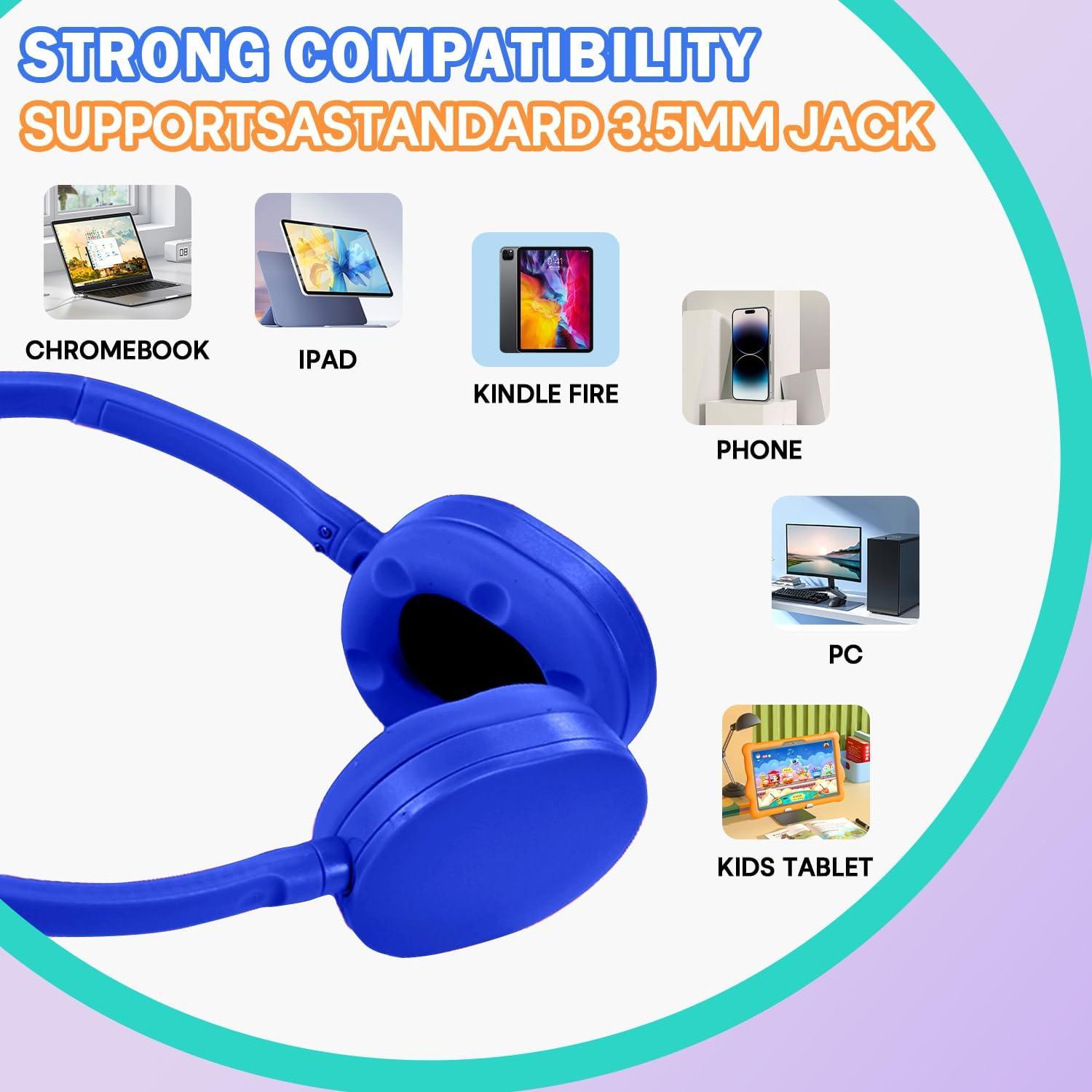 Auriculares con Cable CN-Outlet 25 Paquete Azul para Niños