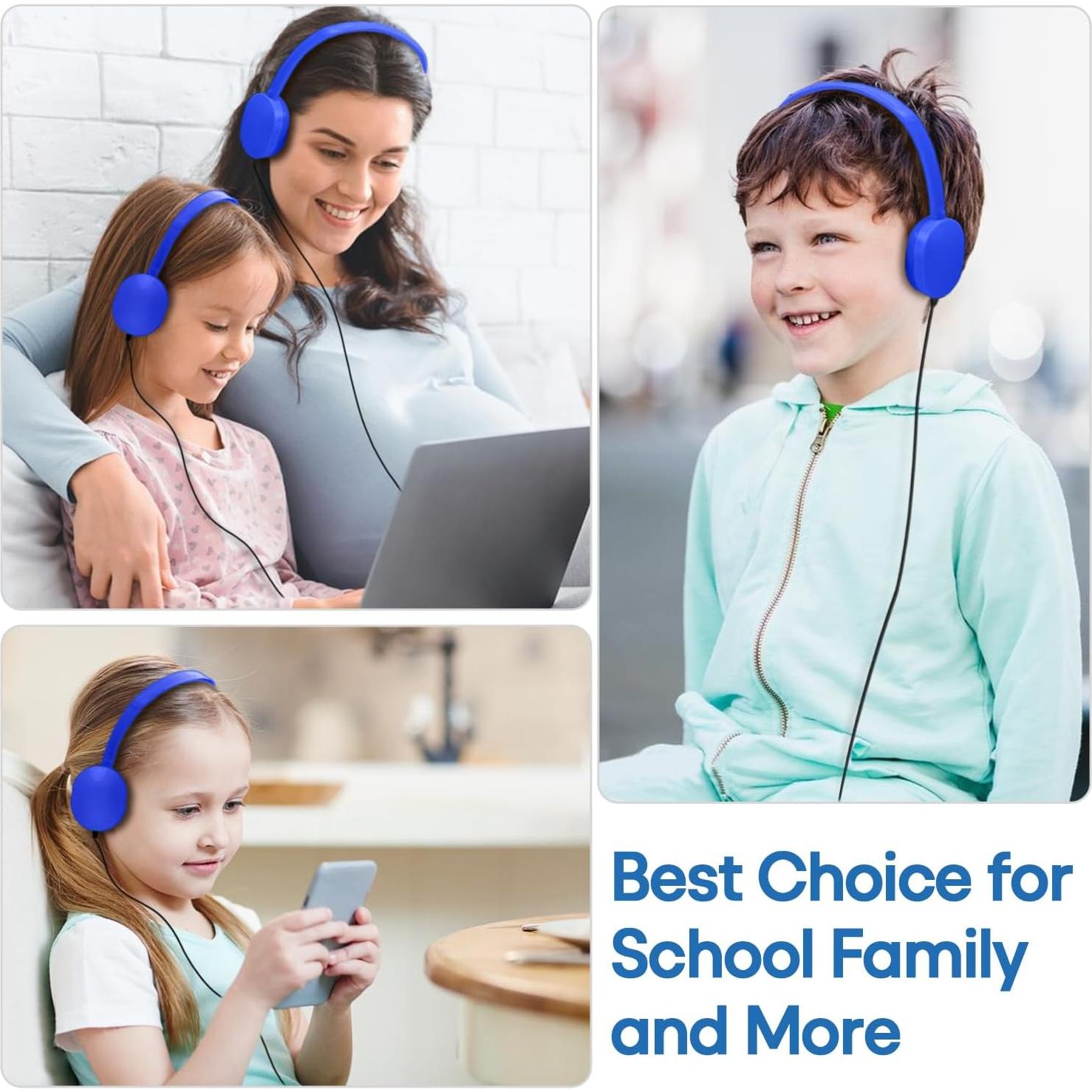 Auriculares con Cable CN-Outlet 25 Paquete Azul para Niños