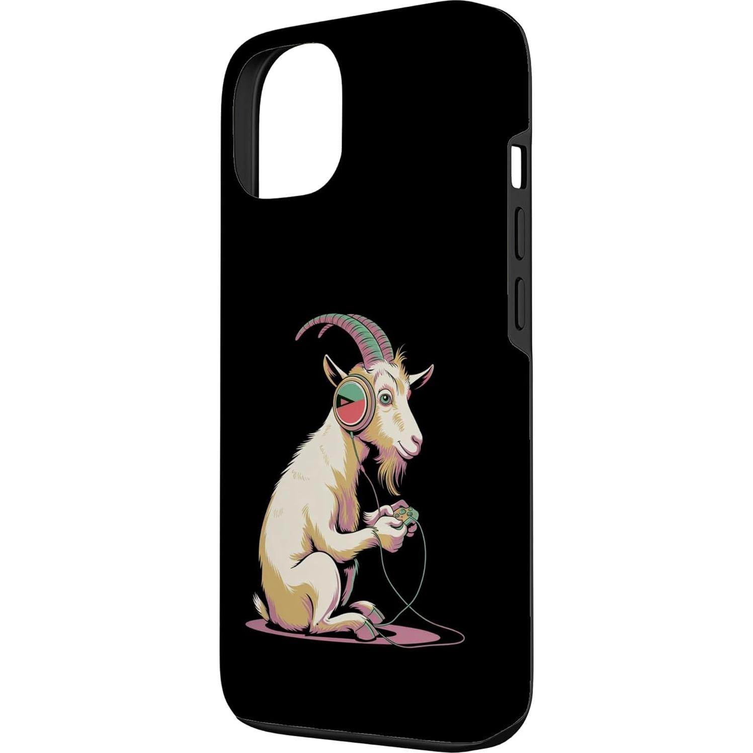 Funda Protectora iPhone 13 Cabra Peluche para Niños