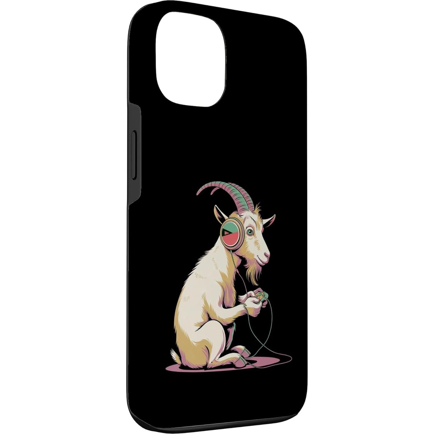 Funda Protectora iPhone 13 Cabra Peluche para Niños