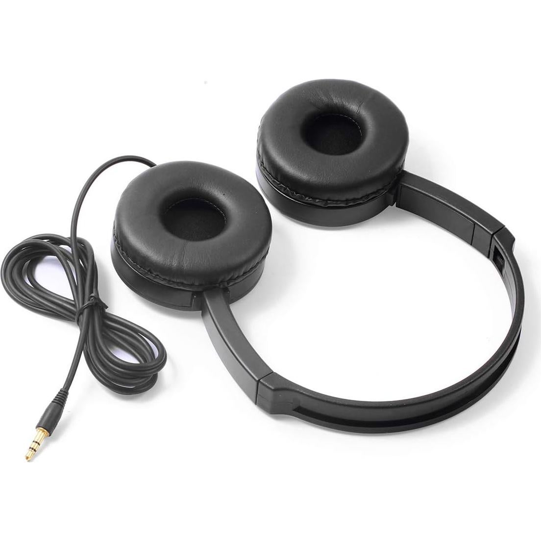 Auriculares Escolares Kaysent KHPC-12B 12 Unidades Negros