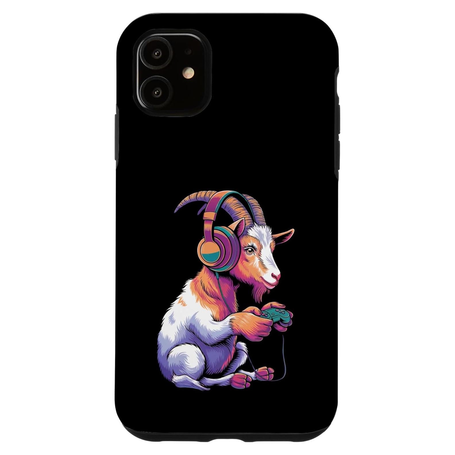 Funda protectora iPhone 11 Cabra de Peluche para Niños