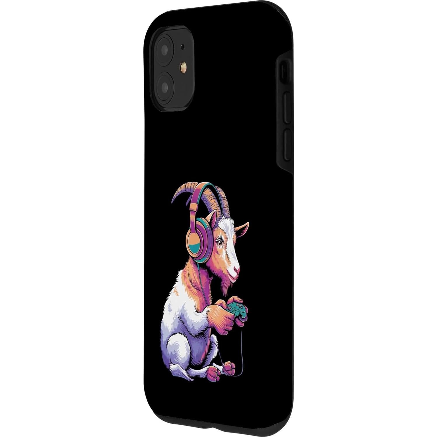Funda protectora iPhone 11 Cabra de Peluche para Niños