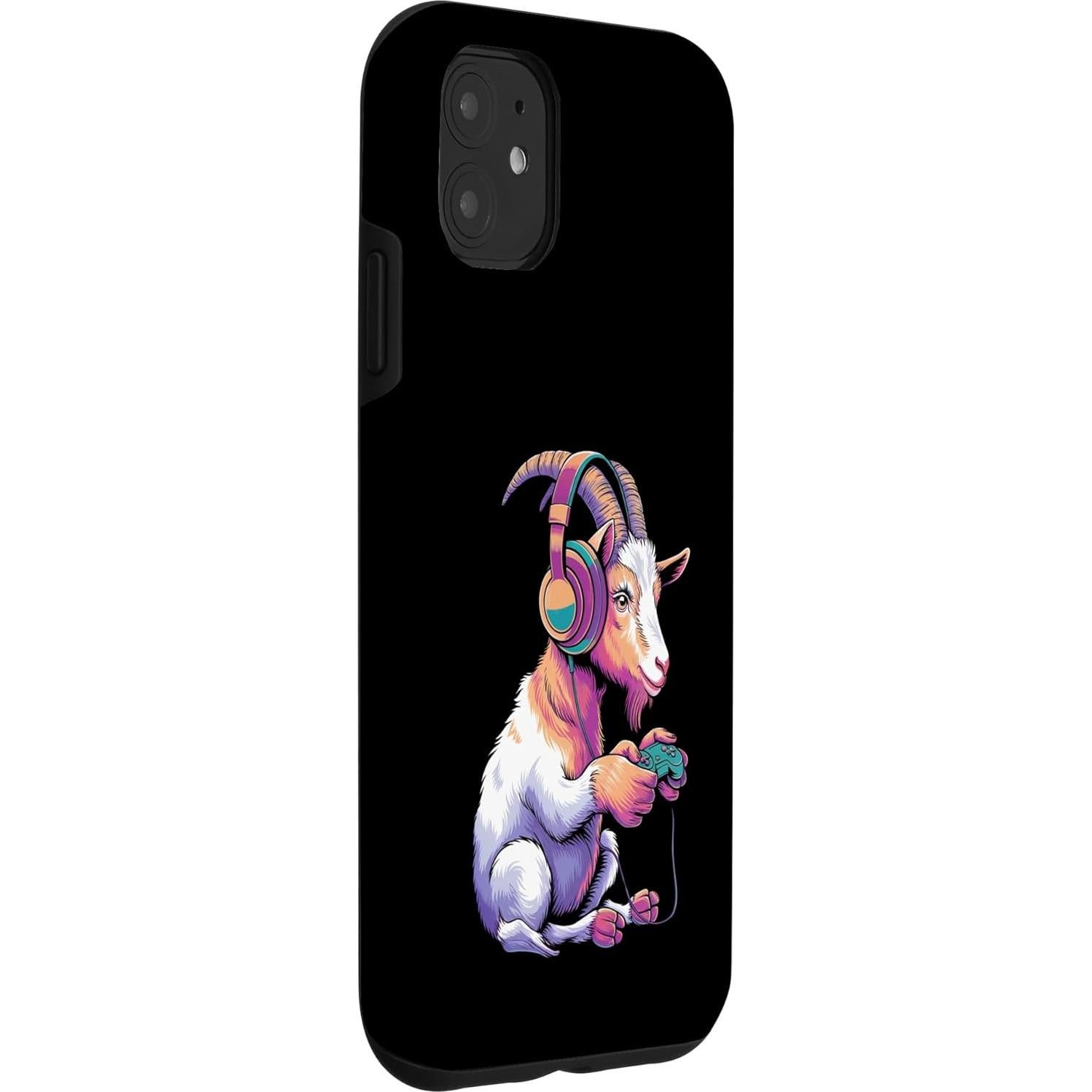 Funda protectora iPhone 11 Cabra de Peluche para Niños