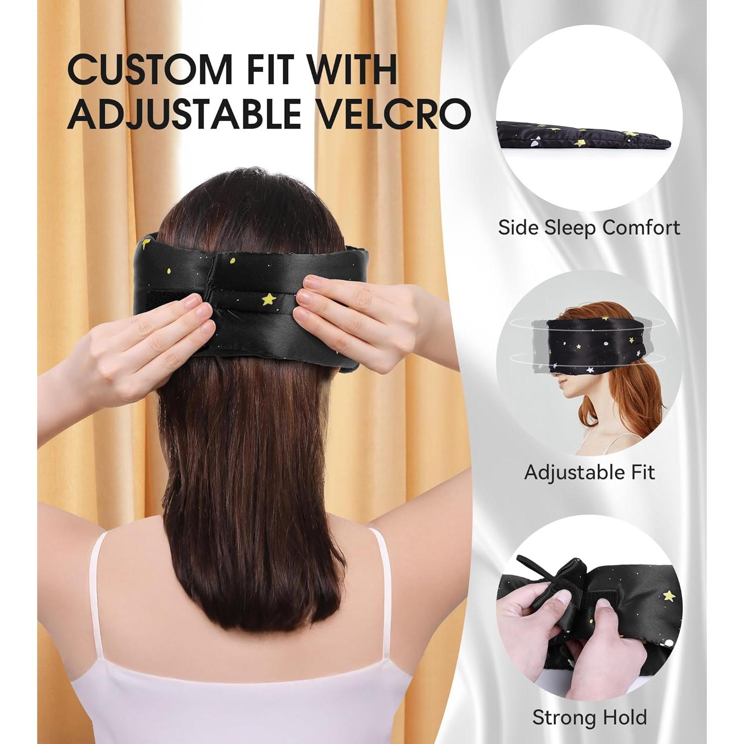 Máscara de Sueño Bluetooth MUSICOZY de Seda Morera con Sonido HD