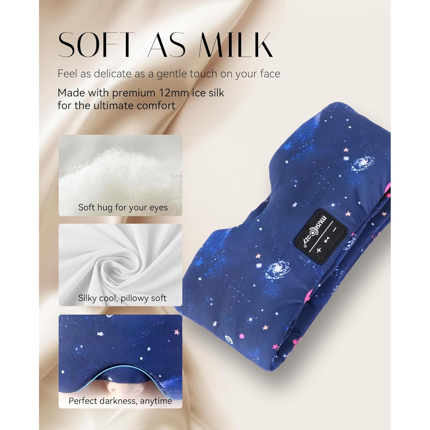 Auriculares para Dormir Bluetooth MUSICOZY con Máscara Ajustable