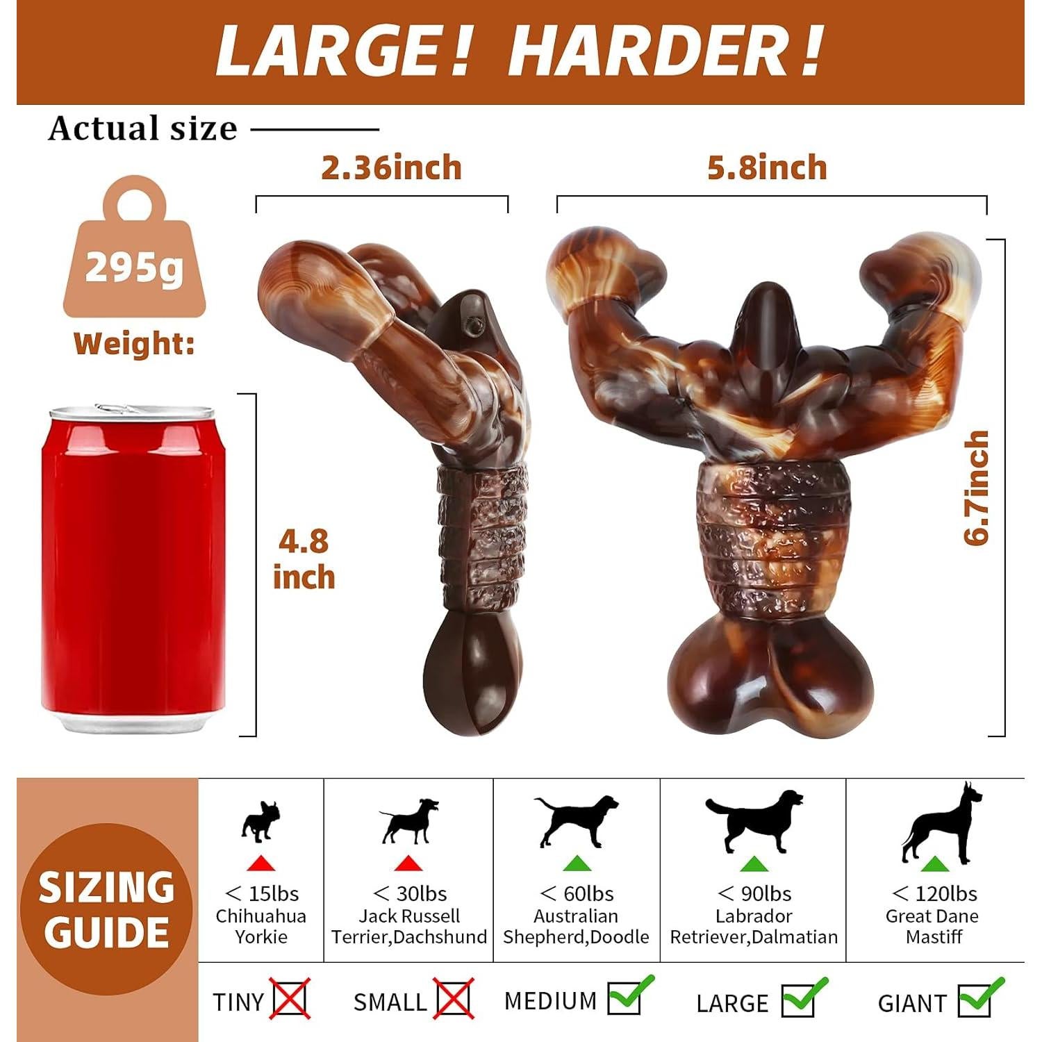 Juguete para Masticar Perros MOXIKIA Sabor Tocino 17,78 cm