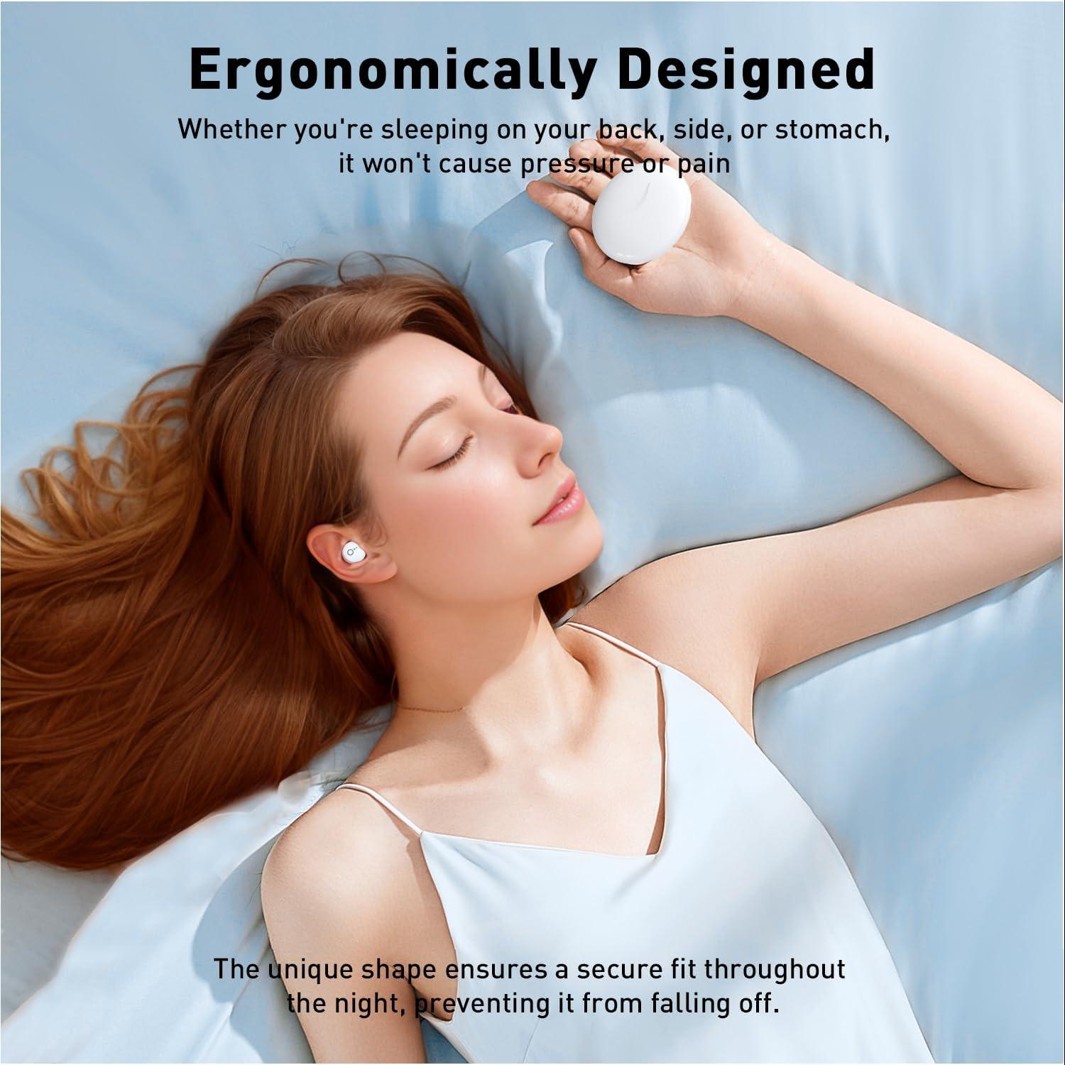 Auriculares Inalámbricos para Dormir S800 Bluetooth 5.4 - Blanco