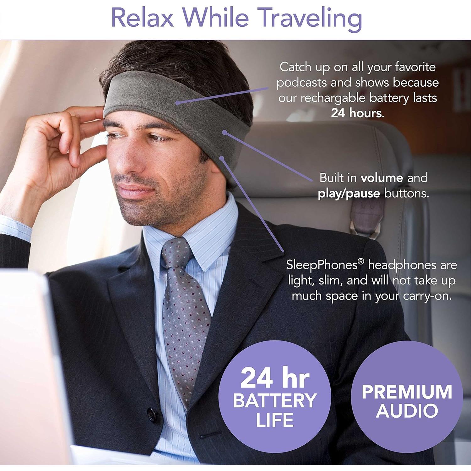 Auriculares Inalámbricos para Dormir AcousticSheep V8 - 24h Batería