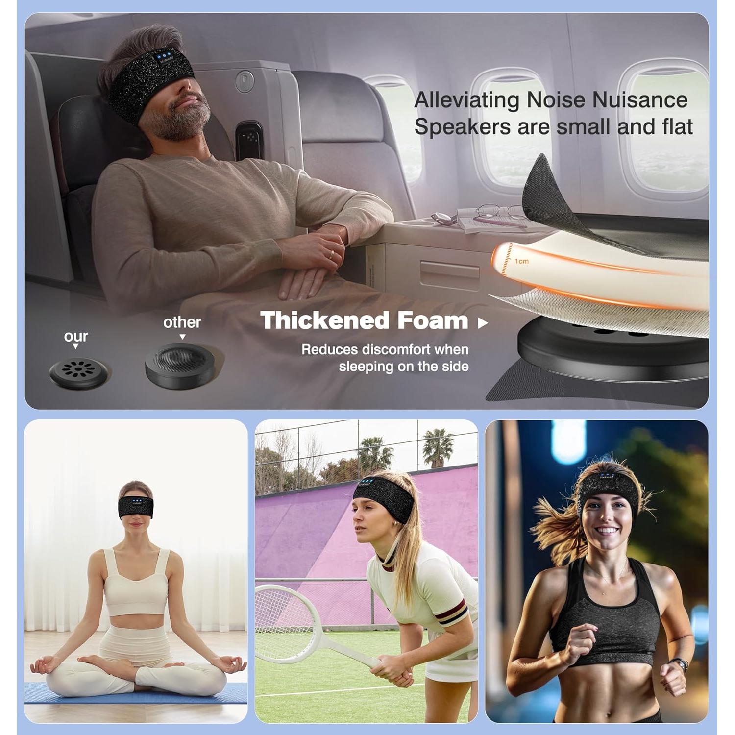 Auriculares Bluetooth 5.4 LC-dolida con Banda para la Cabeza