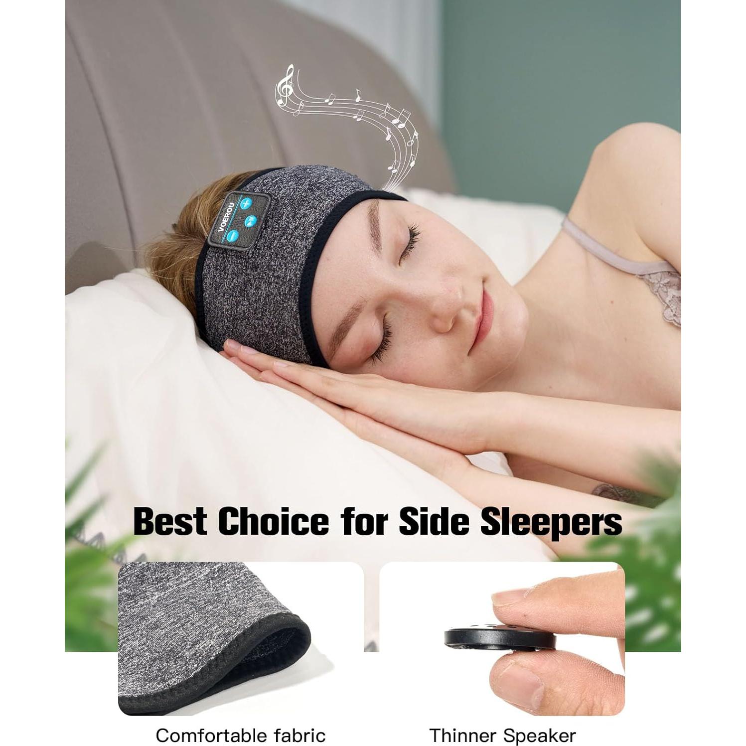 Auriculares para dormir Voerou Bluetooth con banda deportiva