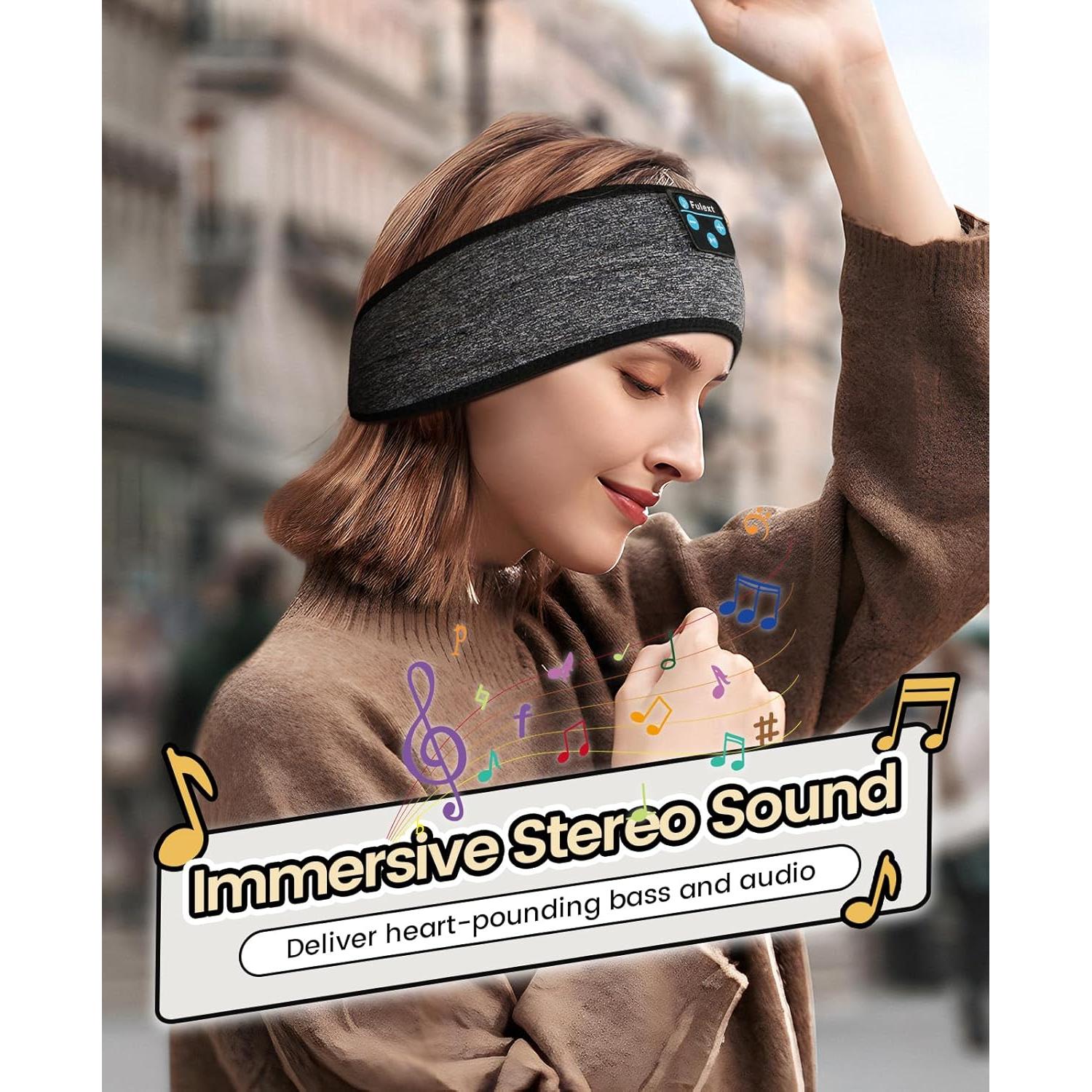 Auriculares Bluetooth para dormir Fulext FULH01 10h gris