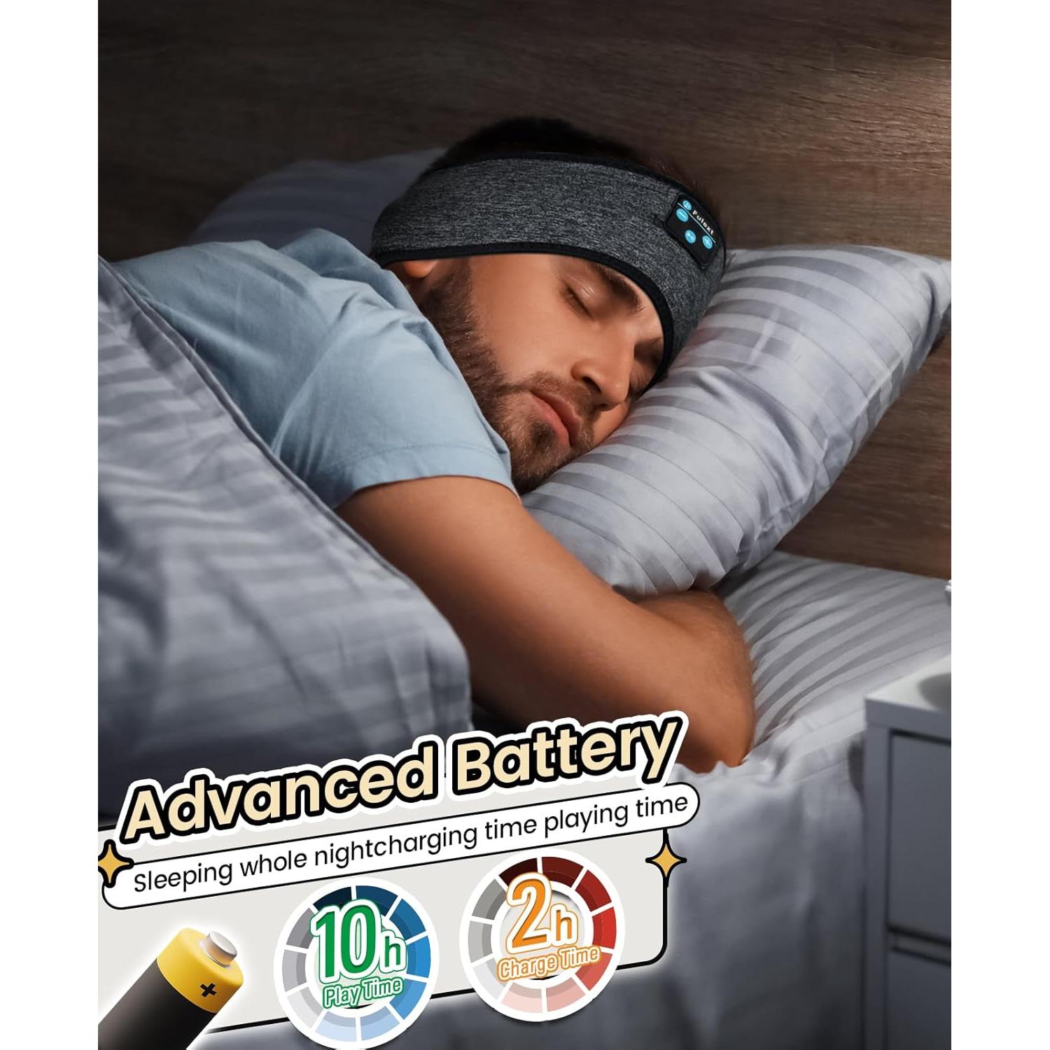 Auriculares Bluetooth para dormir Fulext FULH01 10h gris