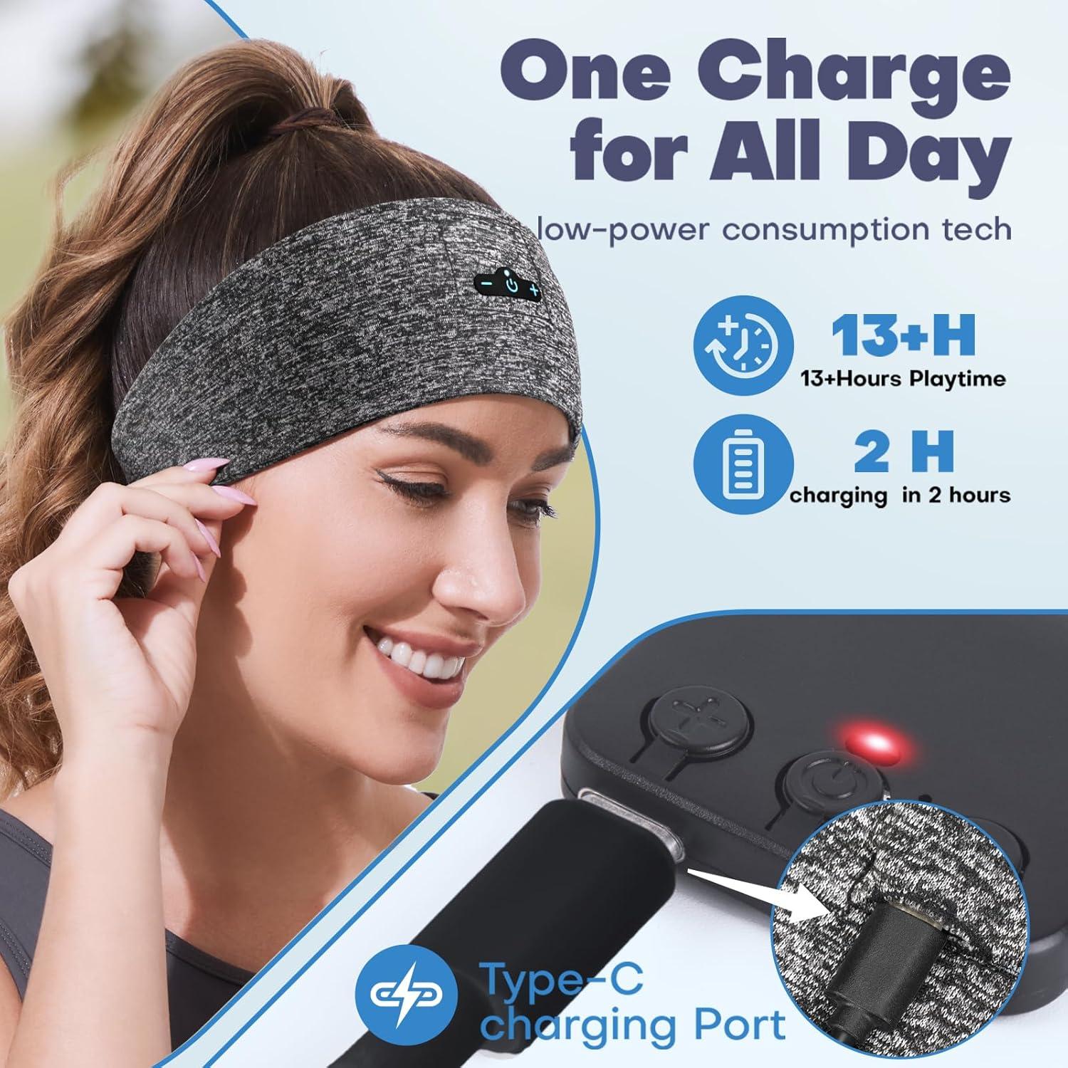 Auriculares para dormir Bluetooth TOPIEI BR008 2-Pack Inalámbricos