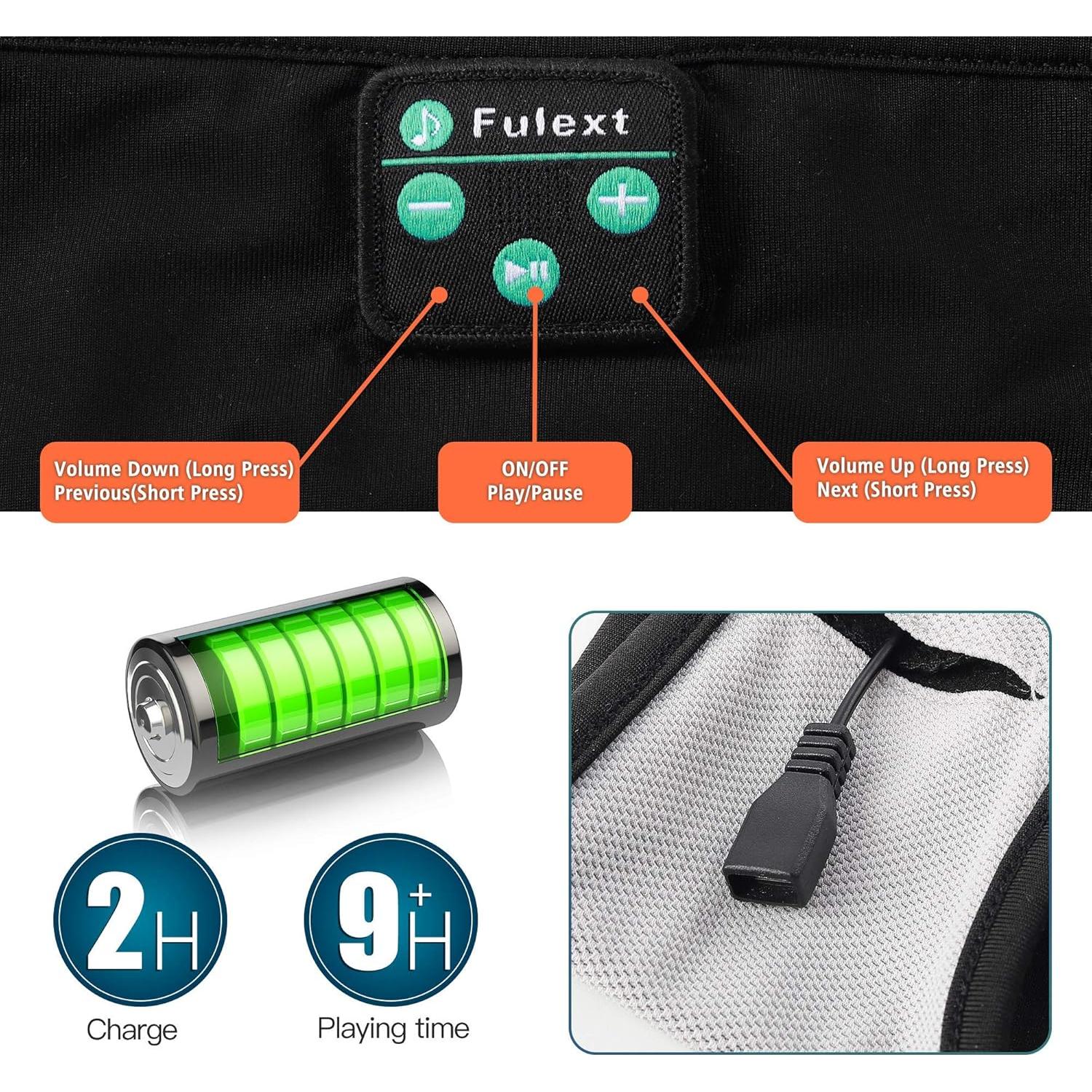 Auriculares para dormir Fulext Bluetooth 5.2 con sonido HD