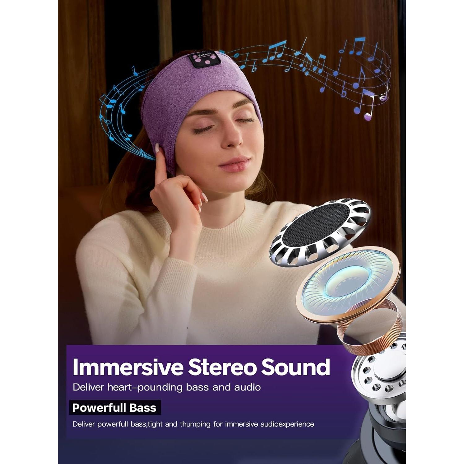 Diadema Bluetooth Fulext para Dormir - Auriculares Inalámbricos