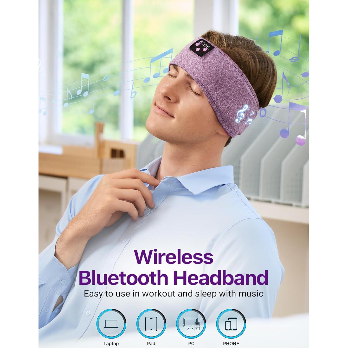 Diadema Bluetooth Fulext para Dormir - Auriculares Inalámbricos