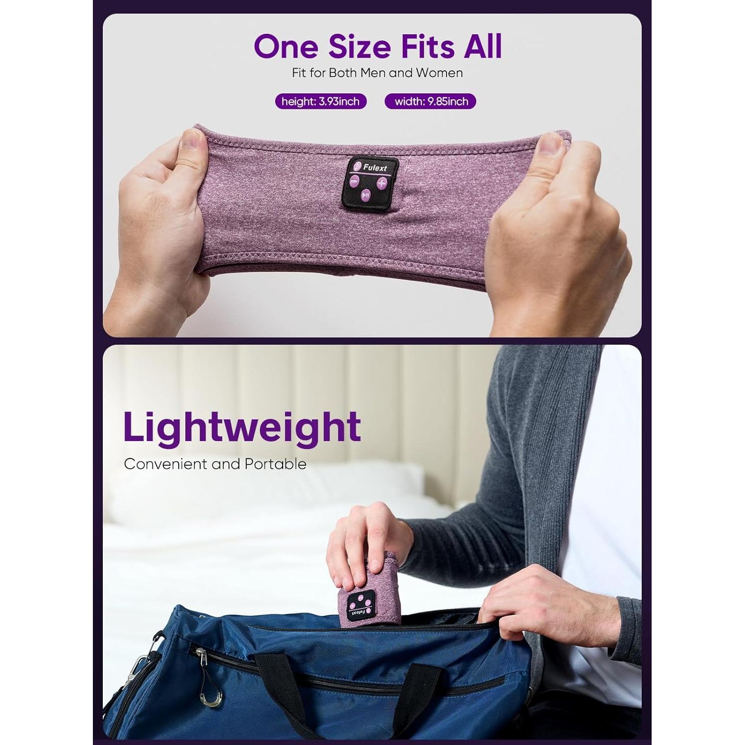 Diadema Bluetooth Fulext para Dormir - Auriculares Inalámbricos