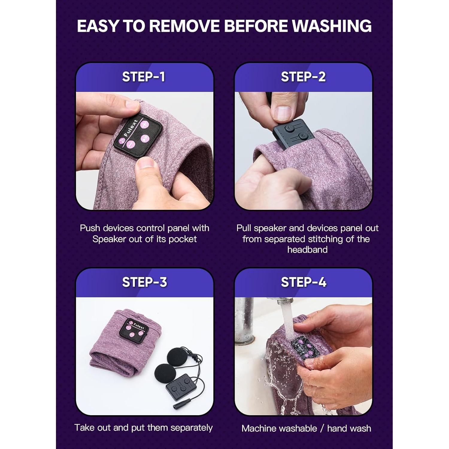 Diadema Bluetooth Fulext para Dormir - Auriculares Inalámbricos