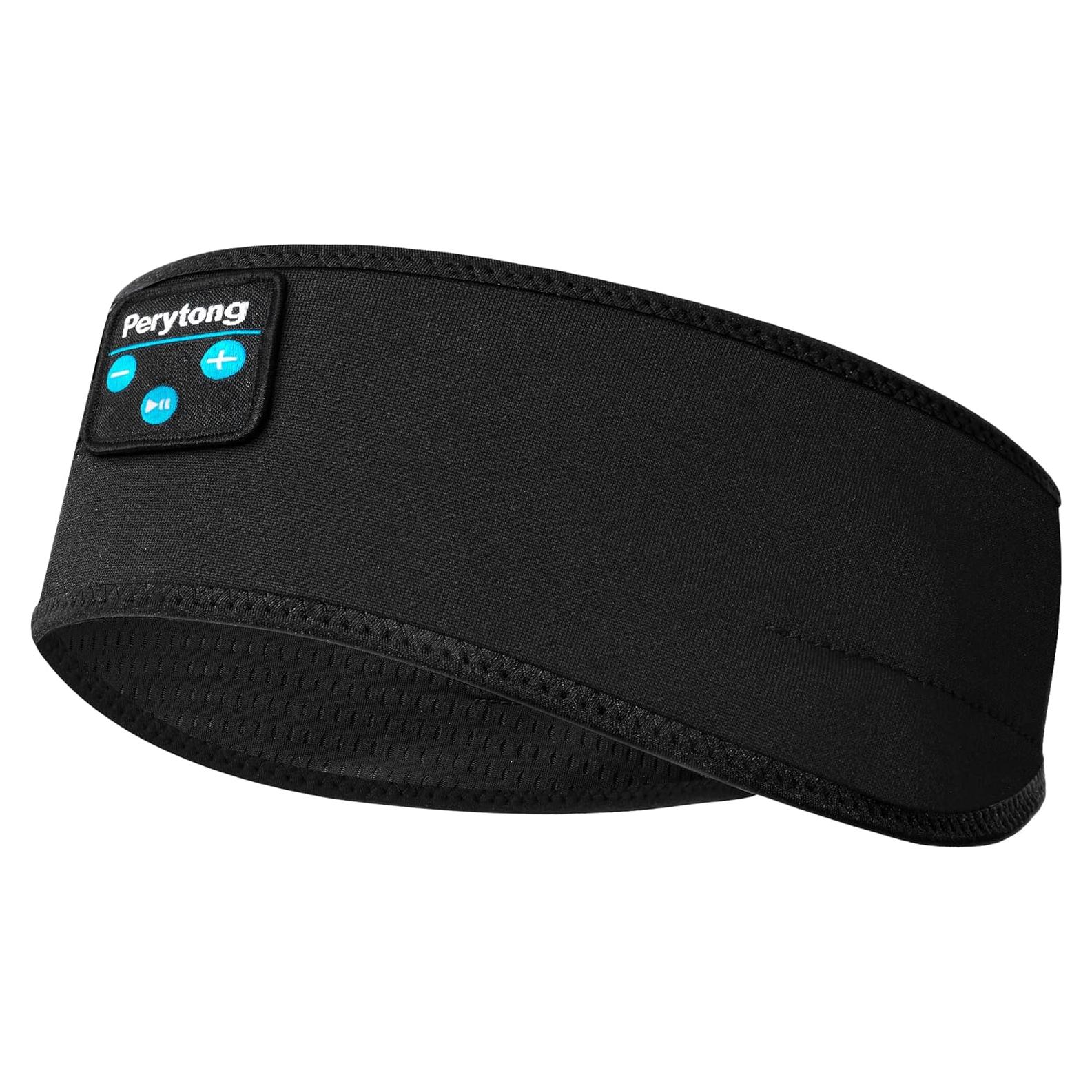 Auriculares para dormir Perytong Bluetooth 5.2 ergonómicos negros