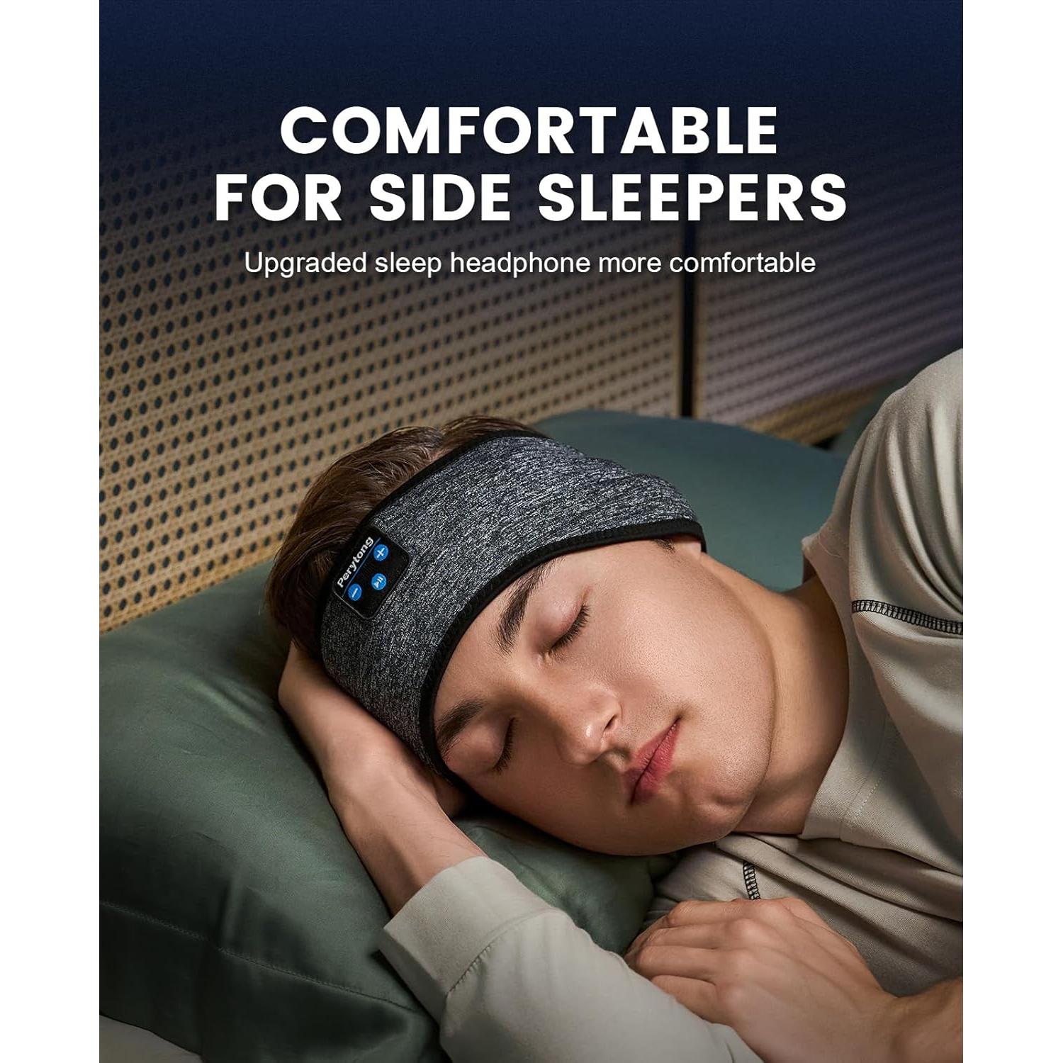 Auriculares para dormir Perytong Bluetooth Diadema Suave 10h