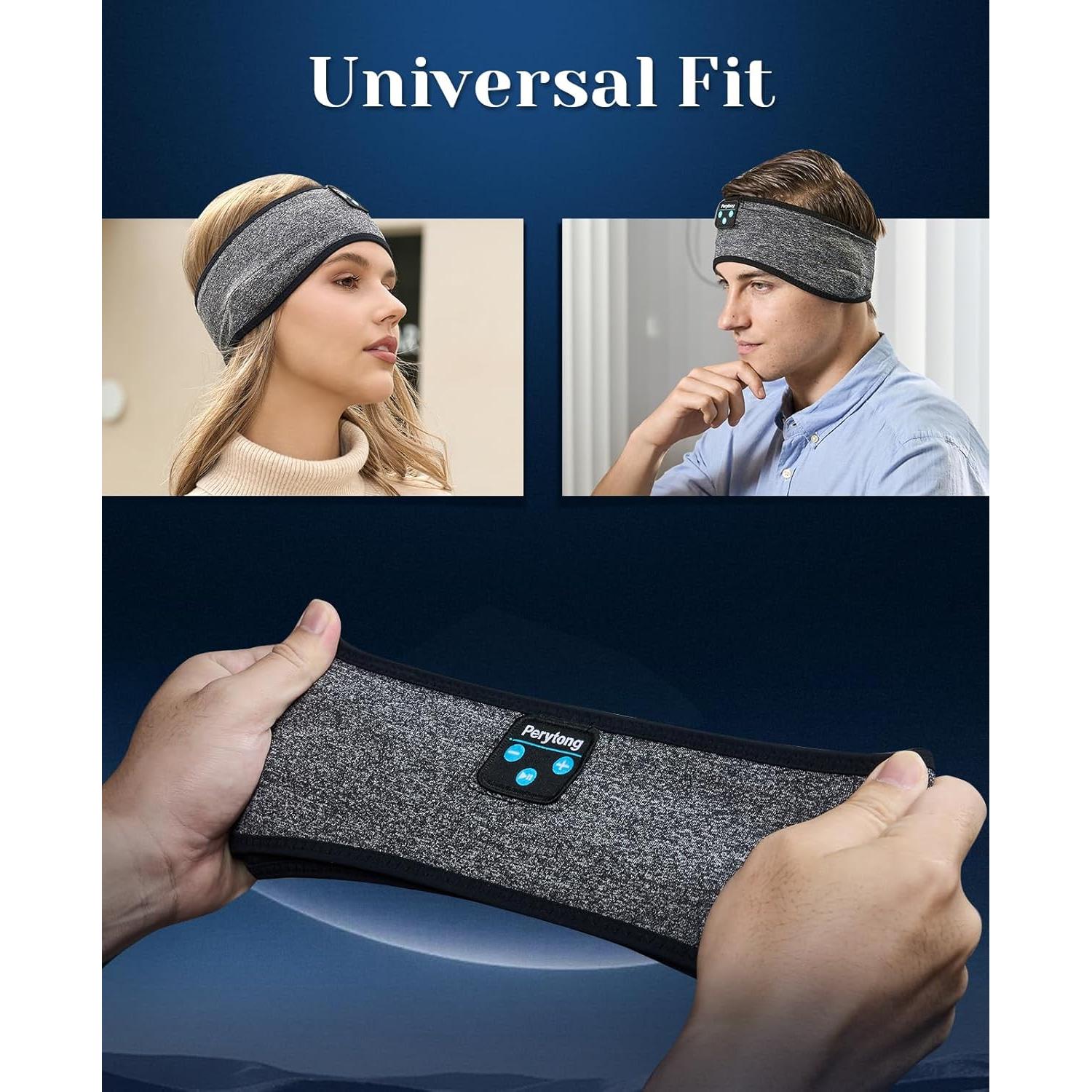 Auriculares para dormir Perytong Bluetooth Diadema Suave 10h