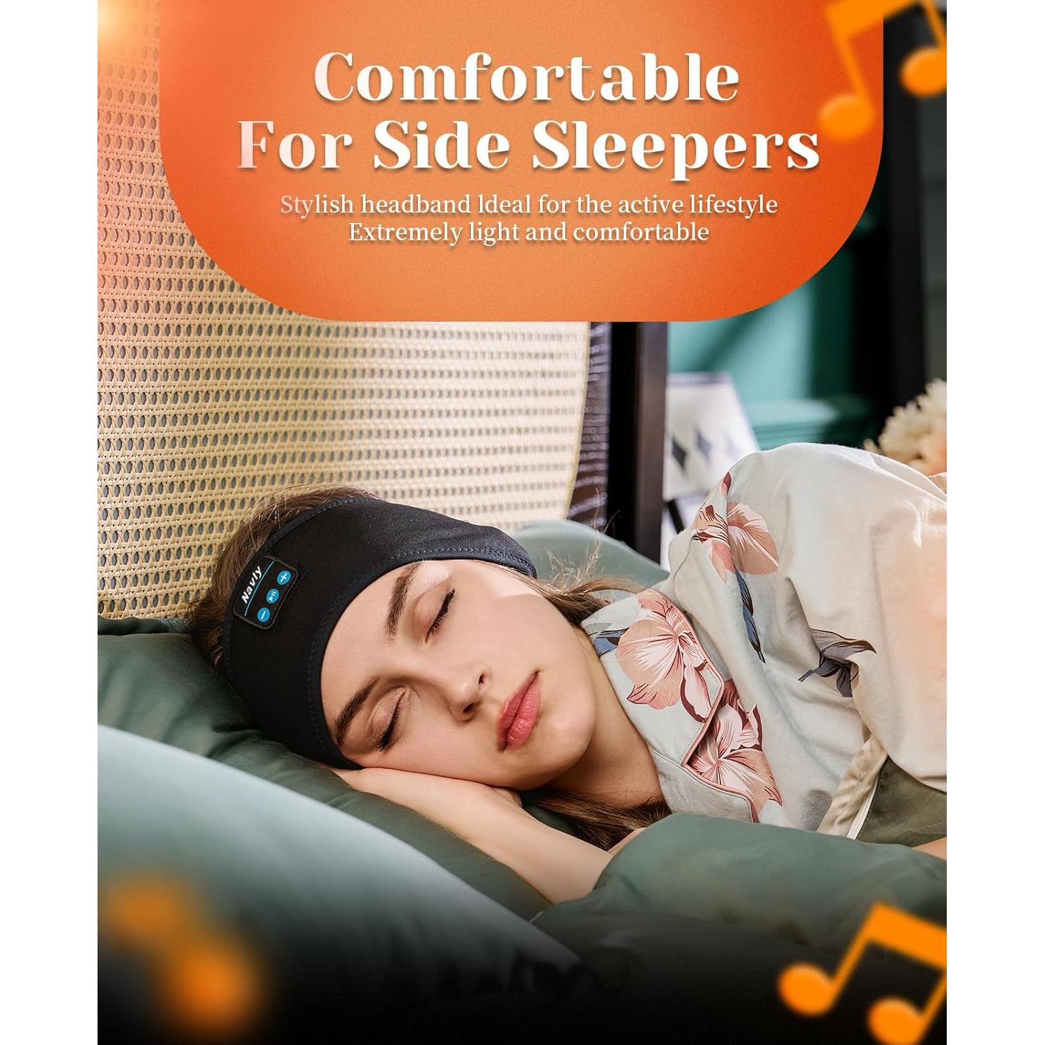 Auriculares para dormir Navly Bluetooth 4.0, 10h batería, cómodos