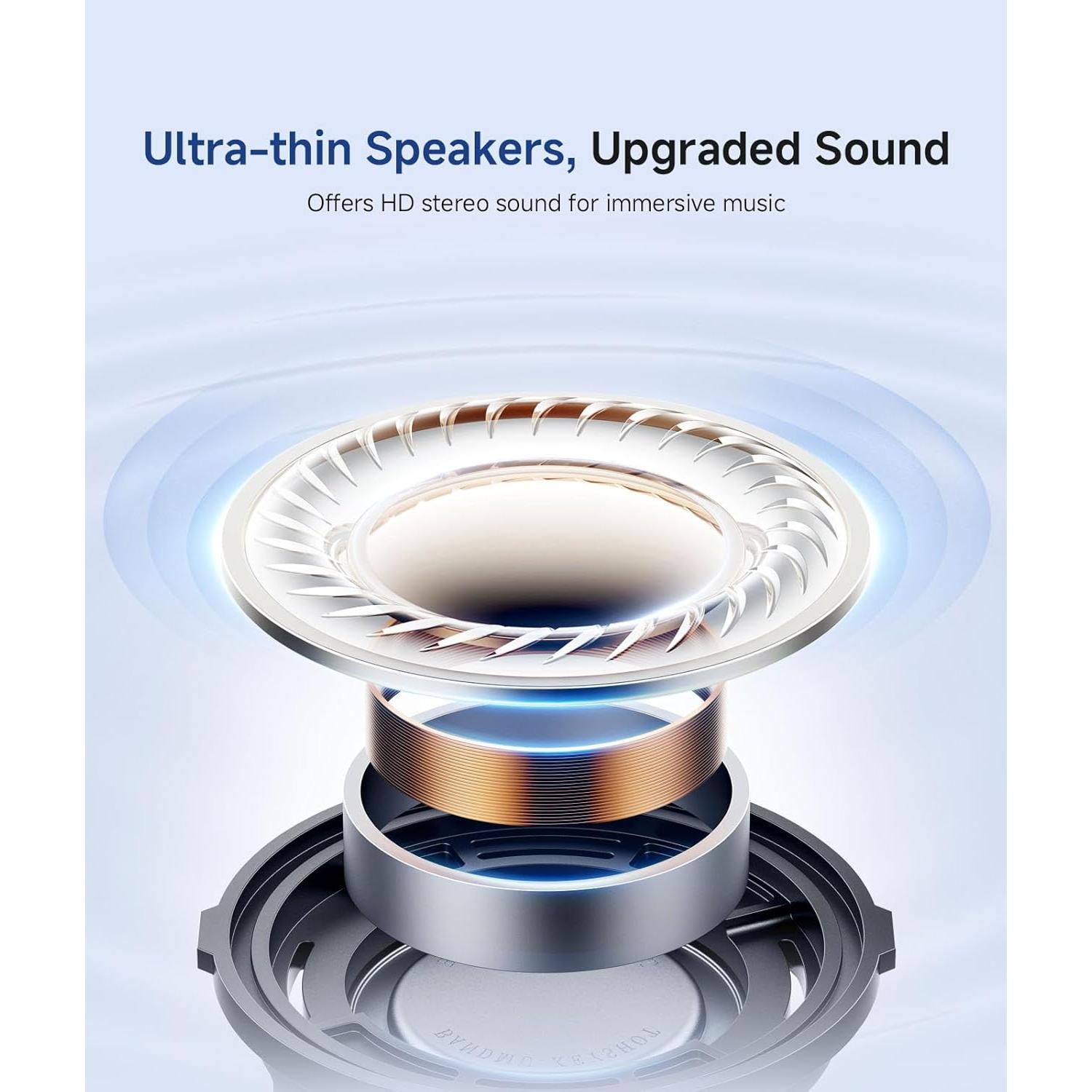 Máscara de Sueño Voerou con Auriculares Bluetooth 5.2