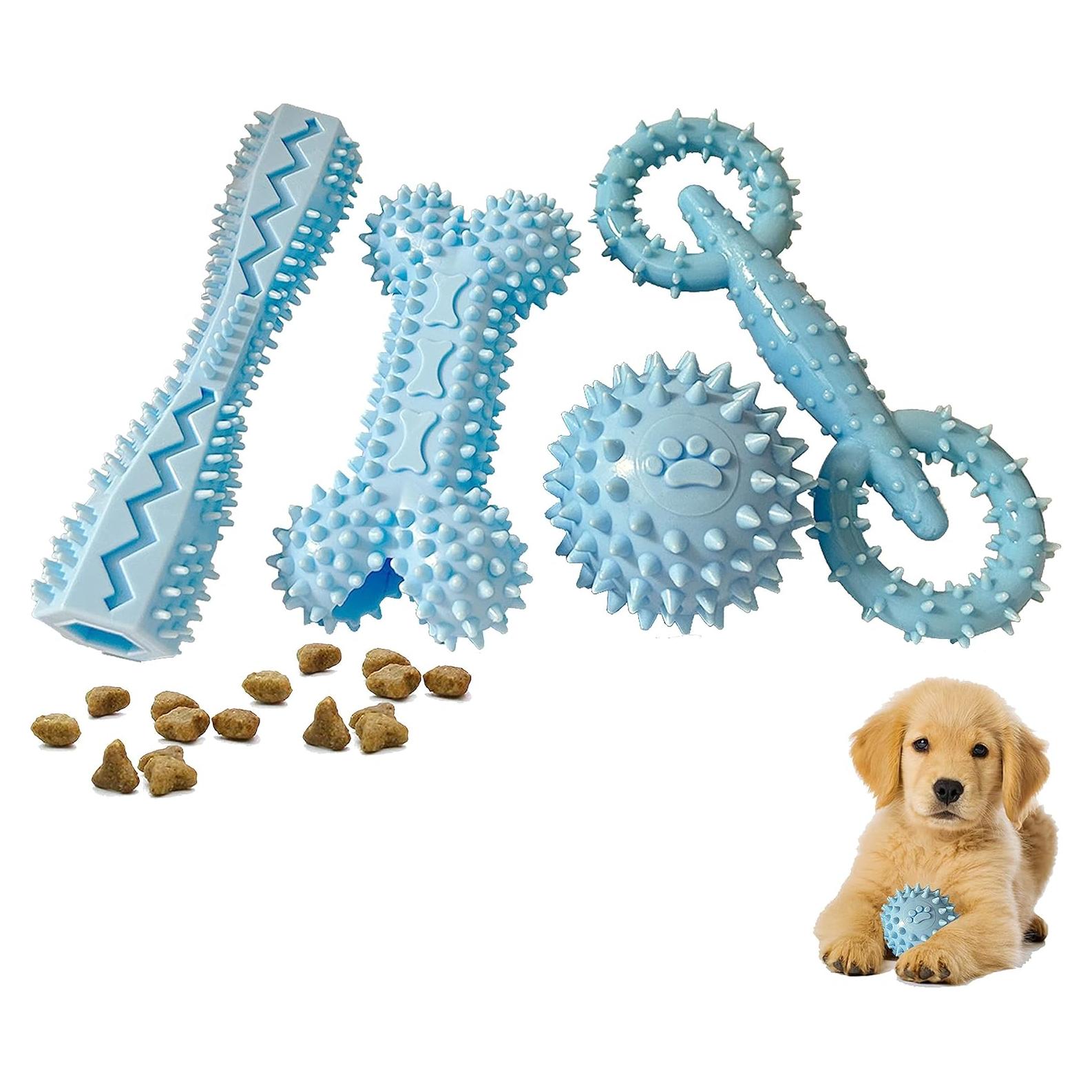 Paquete de 4 Juguetes para Cachorros Cdyzqikm - Masticar y Dentición