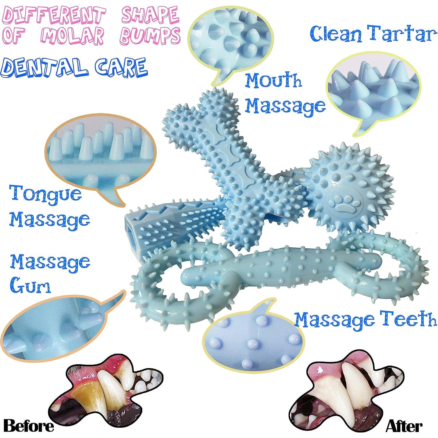 Paquete de 4 Juguetes para Cachorros Cdyzqikm - Masticar y Dentición