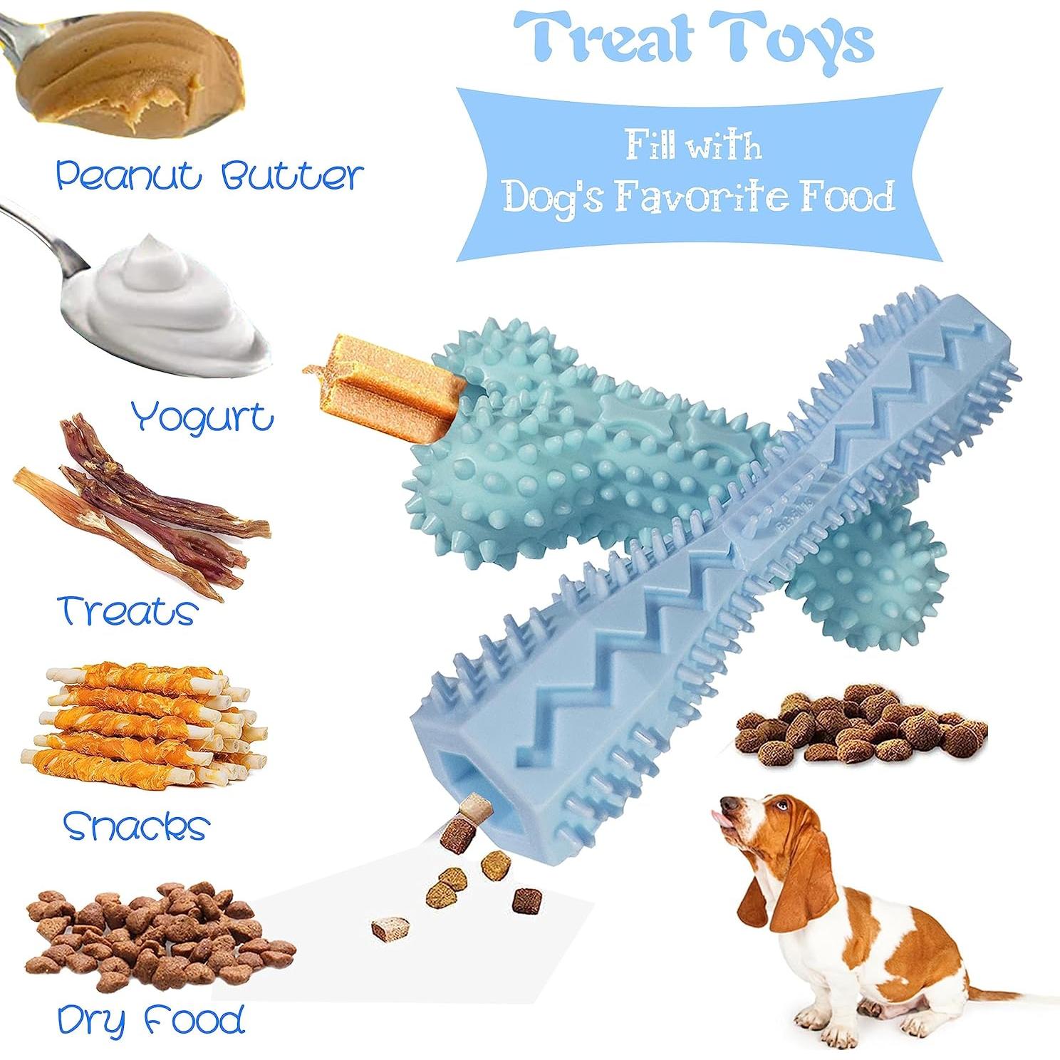 Paquete de 4 Juguetes para Cachorros Cdyzqikm - Masticar y Dentición