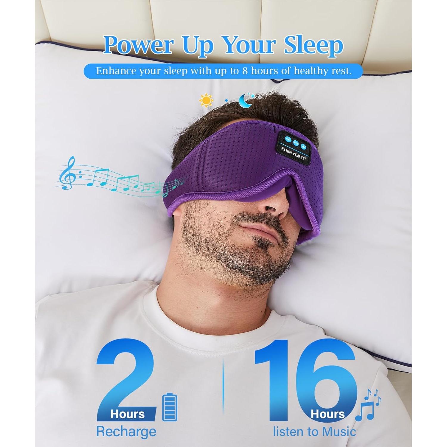 Auriculares Bluetooth para dormir ZHENYEMEI con ruido blanco