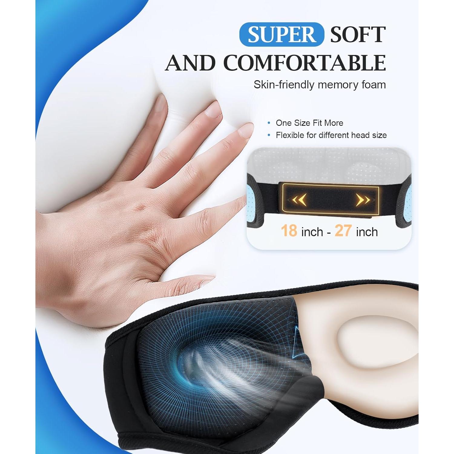 Auriculares Bluetooth para dormir ZHENYEMEI con ruido blanco 16h