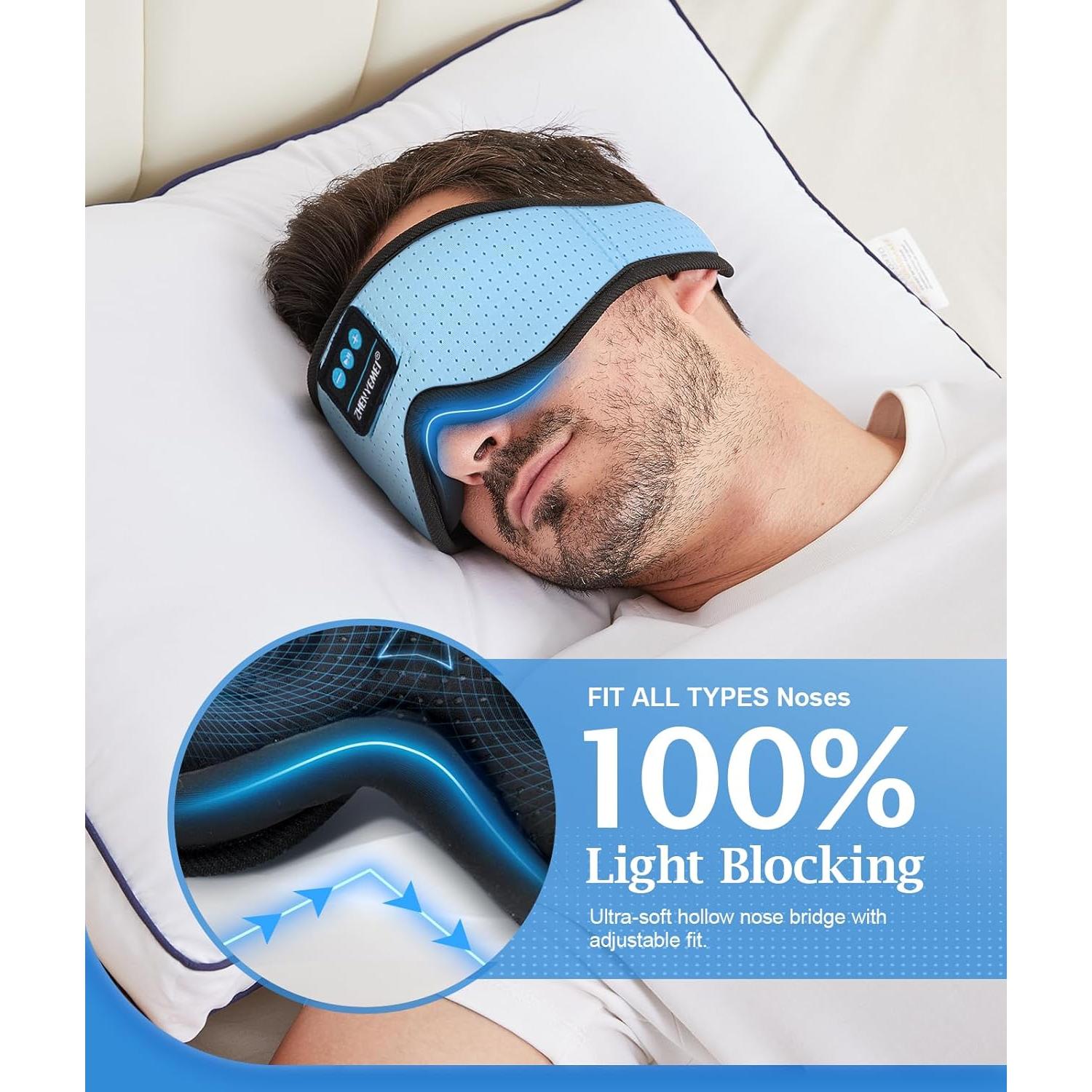 Auriculares Bluetooth para dormir ZHENYEMEI con ruido blanco 16h