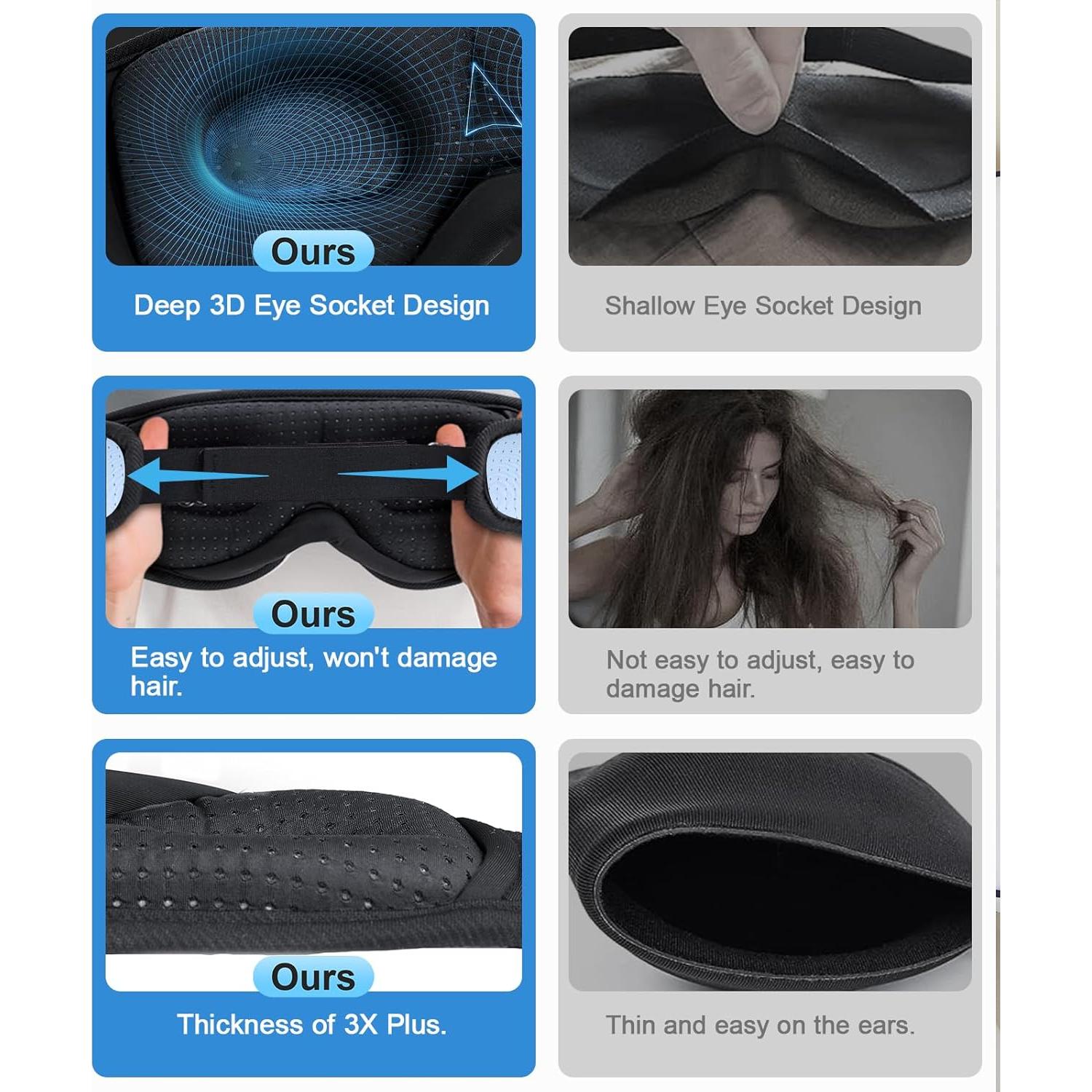 Auriculares Bluetooth para dormir ZHENYEMEI con ruido blanco 16h