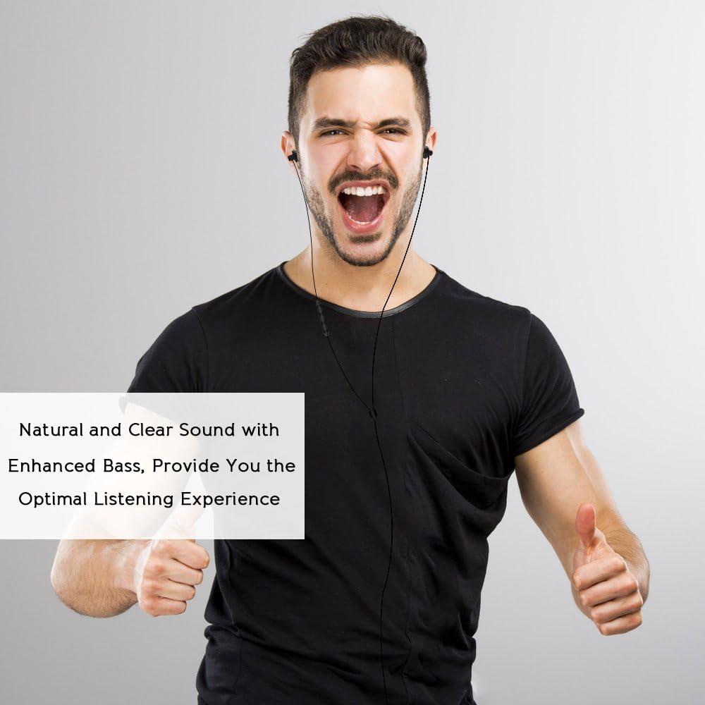 Auriculares In-Ear MAXROCK con Micrófono y Control de Volumen