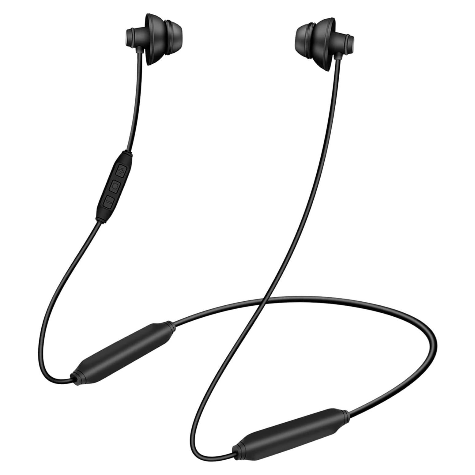 Bluetooth Sleep Headphones - GOOJODOQ Bluetooth 4.2 Wireless Soft in-Ear Sleeping Earbuds, 18 Hours Music time, Wireless Sleep Headsets for Insomnia, Side Sleeper, Gym, Relaxation and Sports-Black