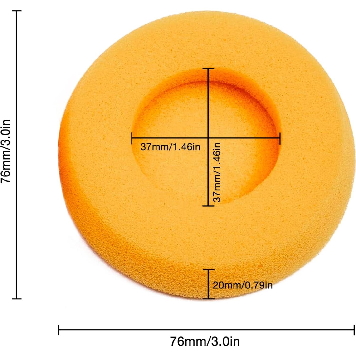 Cojines de espuma Voarmaks para Sennheiser y Grado - Naranja