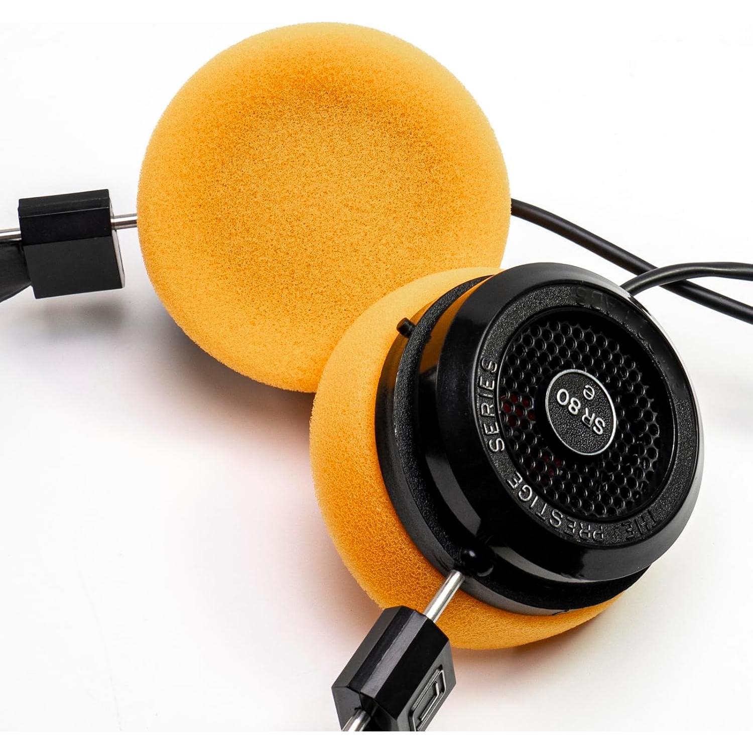Cojines de espuma Voarmaks para Sennheiser y Grado - Naranja