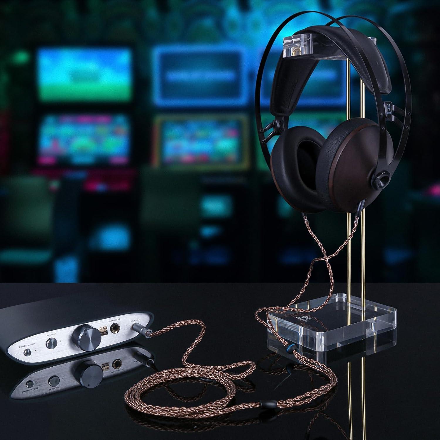 Cable de audio Geekria Apollo 1.5m para auriculares Meze y HIFIMAN