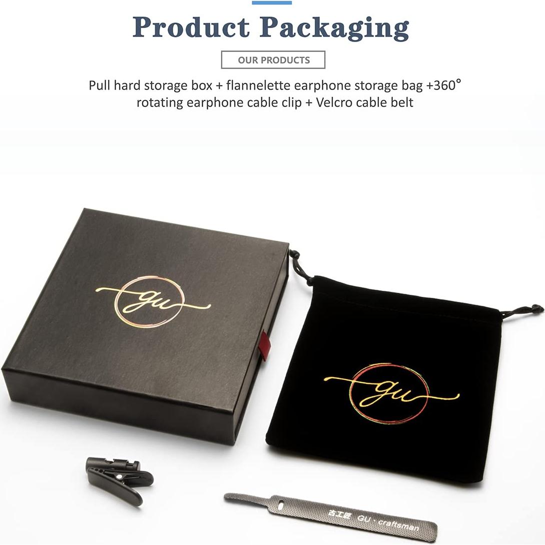 Cable de Auriculares GUCraftsman 1.8m 6N Plata 3.5mm/4.4mm/6.35mm