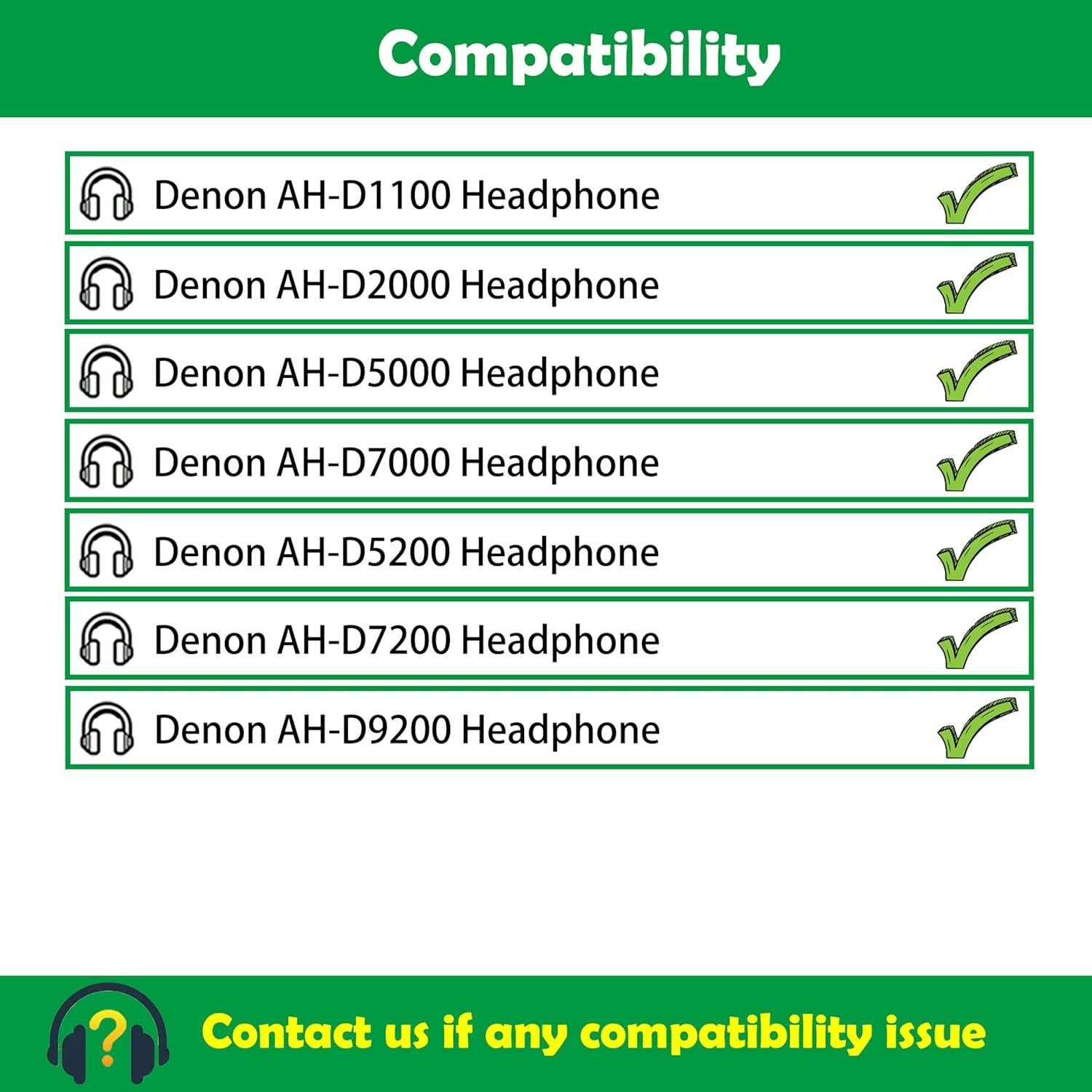 Almohadillas de Reemplazo ACCOUTA para Auriculares Denon