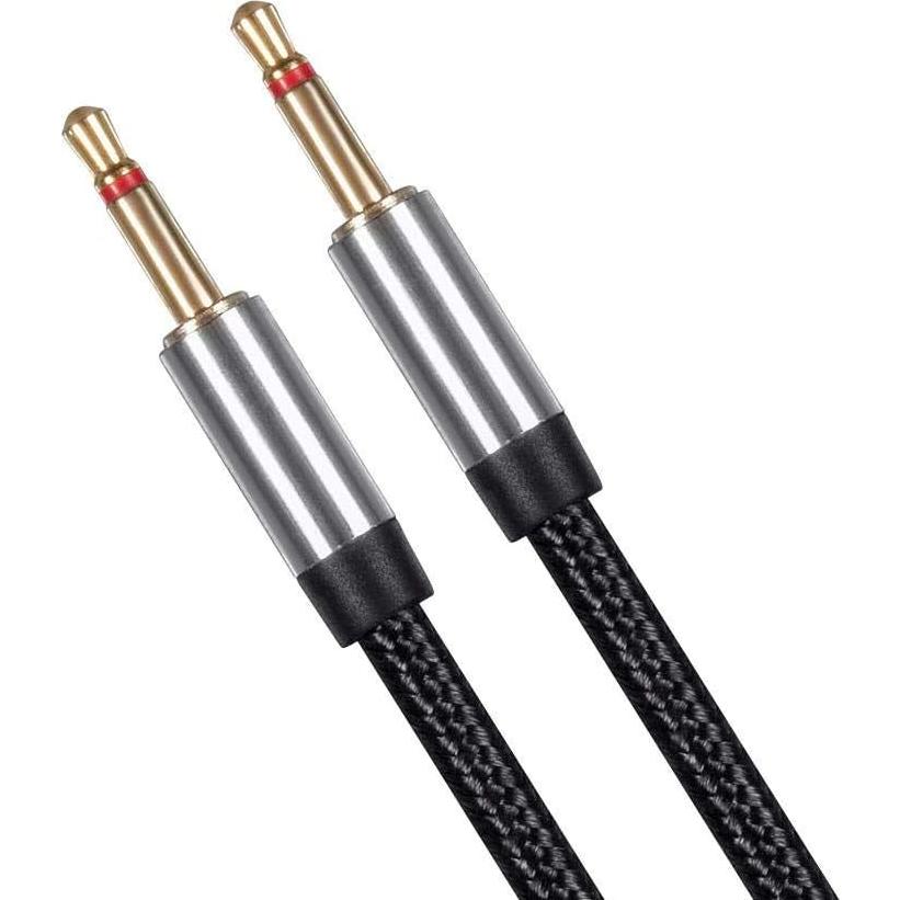 Cable de Auriculares Monoprice 2.5mm a 3.5mm 1.83m Trenzado